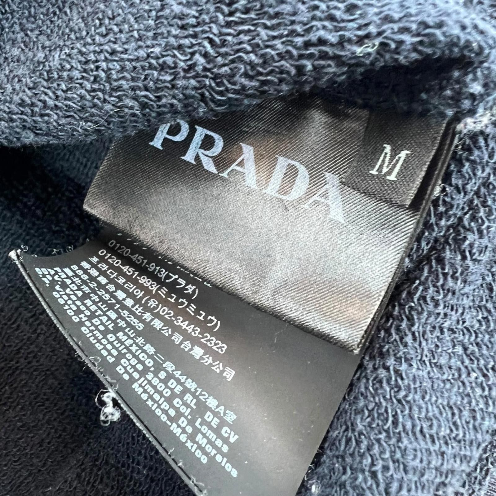 Prada Prada Navy Nylon Hood Hoodie Size US M / EU 48-50 / 2 - 4 Thumbnail