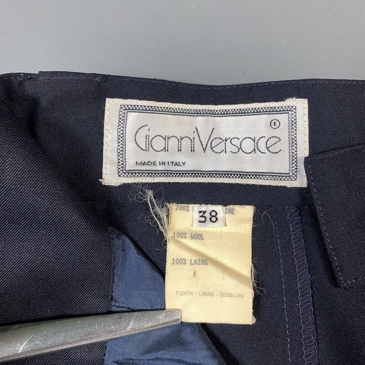 Versace Gianni Versace - Wool - Skirt Size 26" / US 2 / IT 38 - 4 Thumbnail