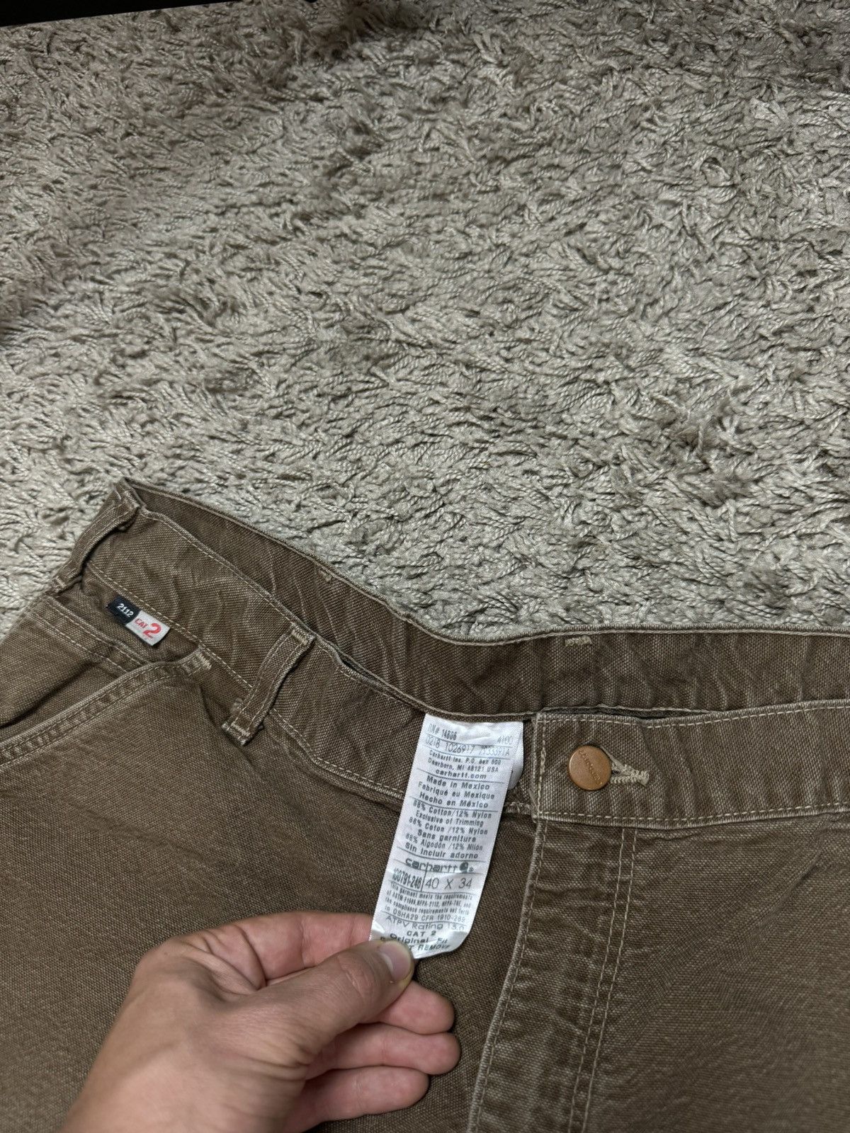 Carhartt × Vintage Vintage jeans Carhartt FR pants y2k original skate item Size US 40 / EU 56 - 6 Thumbnail