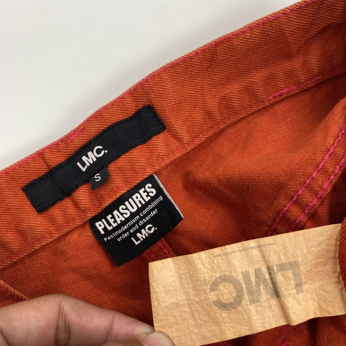 Pleasures pleasure x lmc double knee carpenter pants Size US 31 - 7 Thumbnail