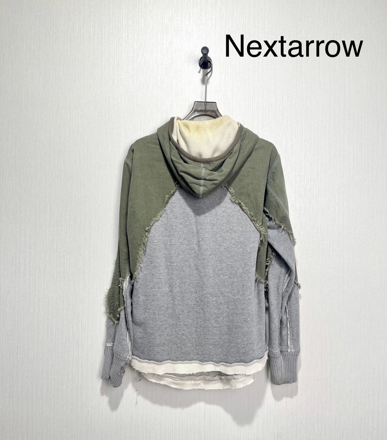 Greg Lauren Greg Lauren GL Mainline Army-paneled Zip Turtleneck Hoodie Size US M / EU 48-50 / 2 - 2 Thumbnail