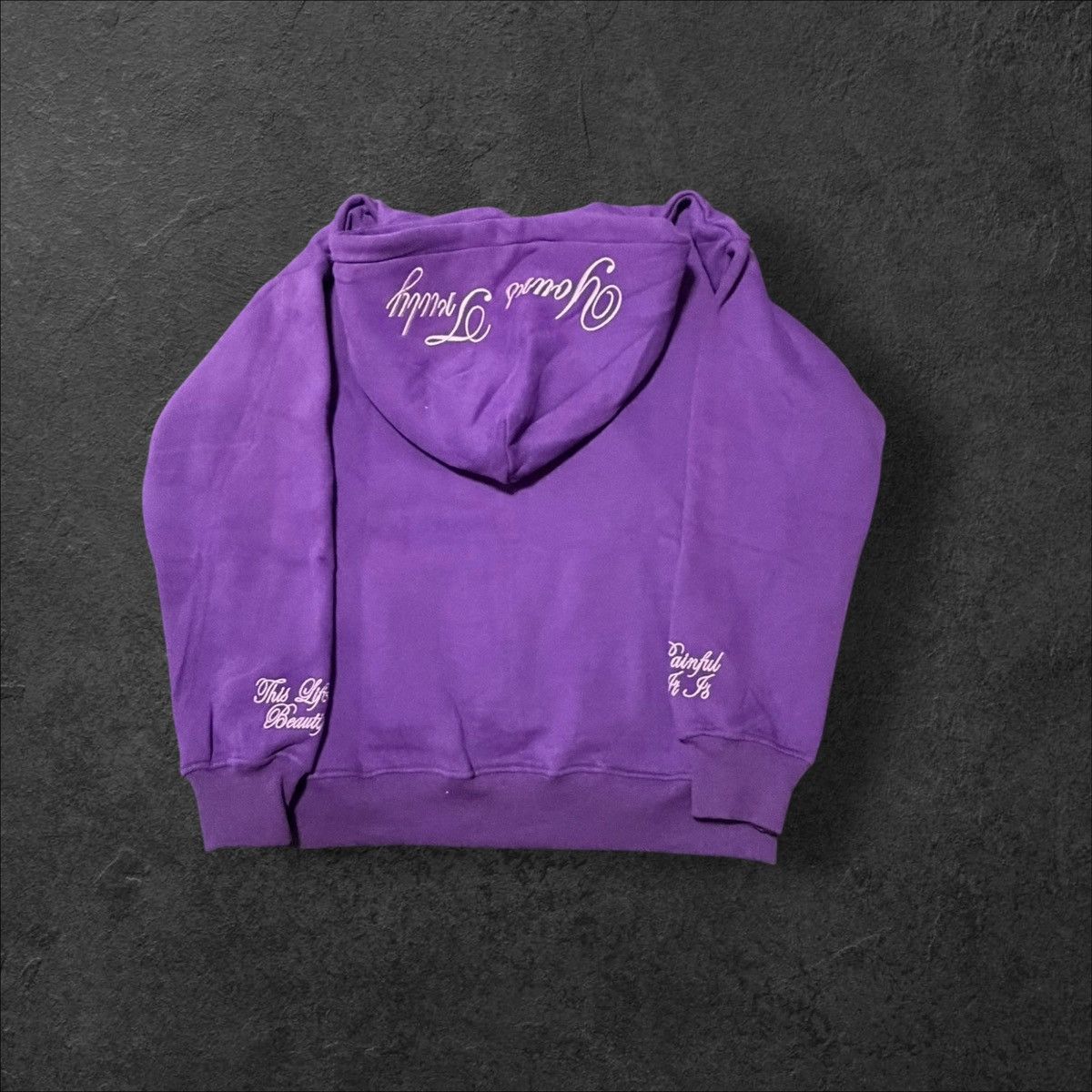Other Yours Truly Phora Collab “Love Yourself” Purple Hoodie Size US M / EU 48-50 / 2 - 2 Thumbnail