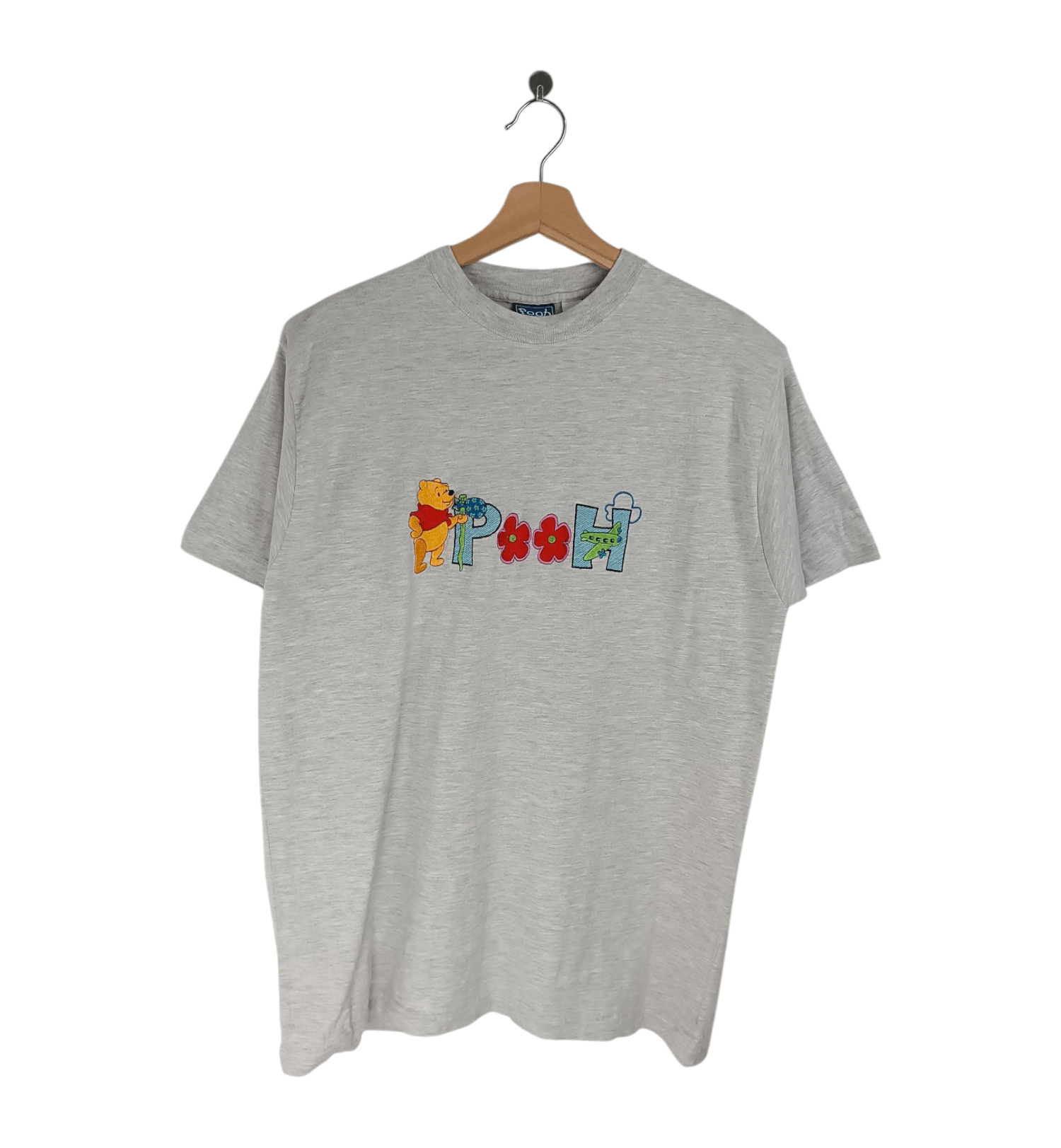 Disney VINTAGE 90'S DISNEY POOH EMBROID LOGO TEE piglet tigger roo Size US L / EU 52-54 / 3 - 1 Thumbnail