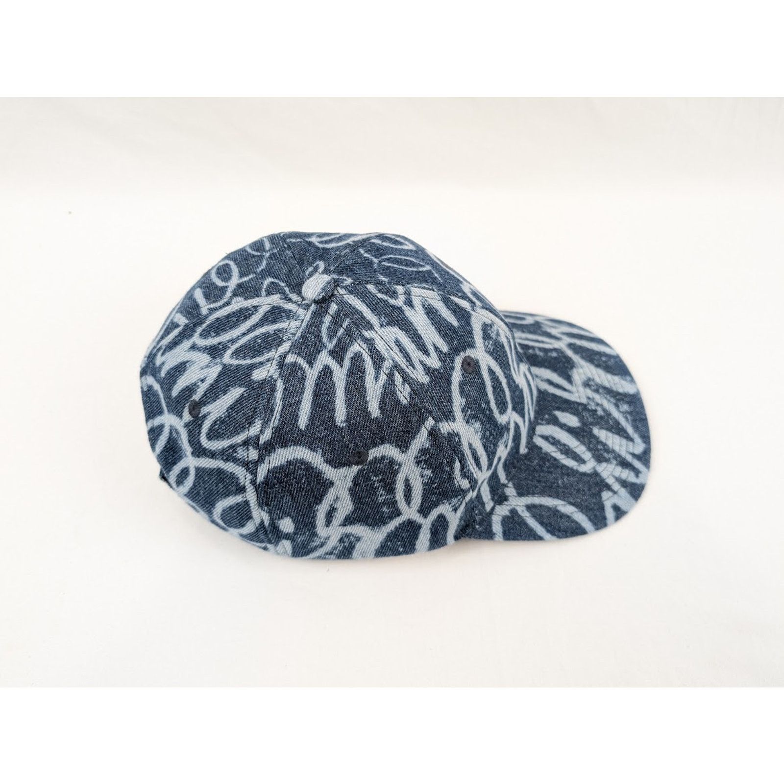 Marni o1rshd1 Size: L / Bleached Lasered Light Denim Cap / Hat Size ONE SIZE - 12 Thumbnail