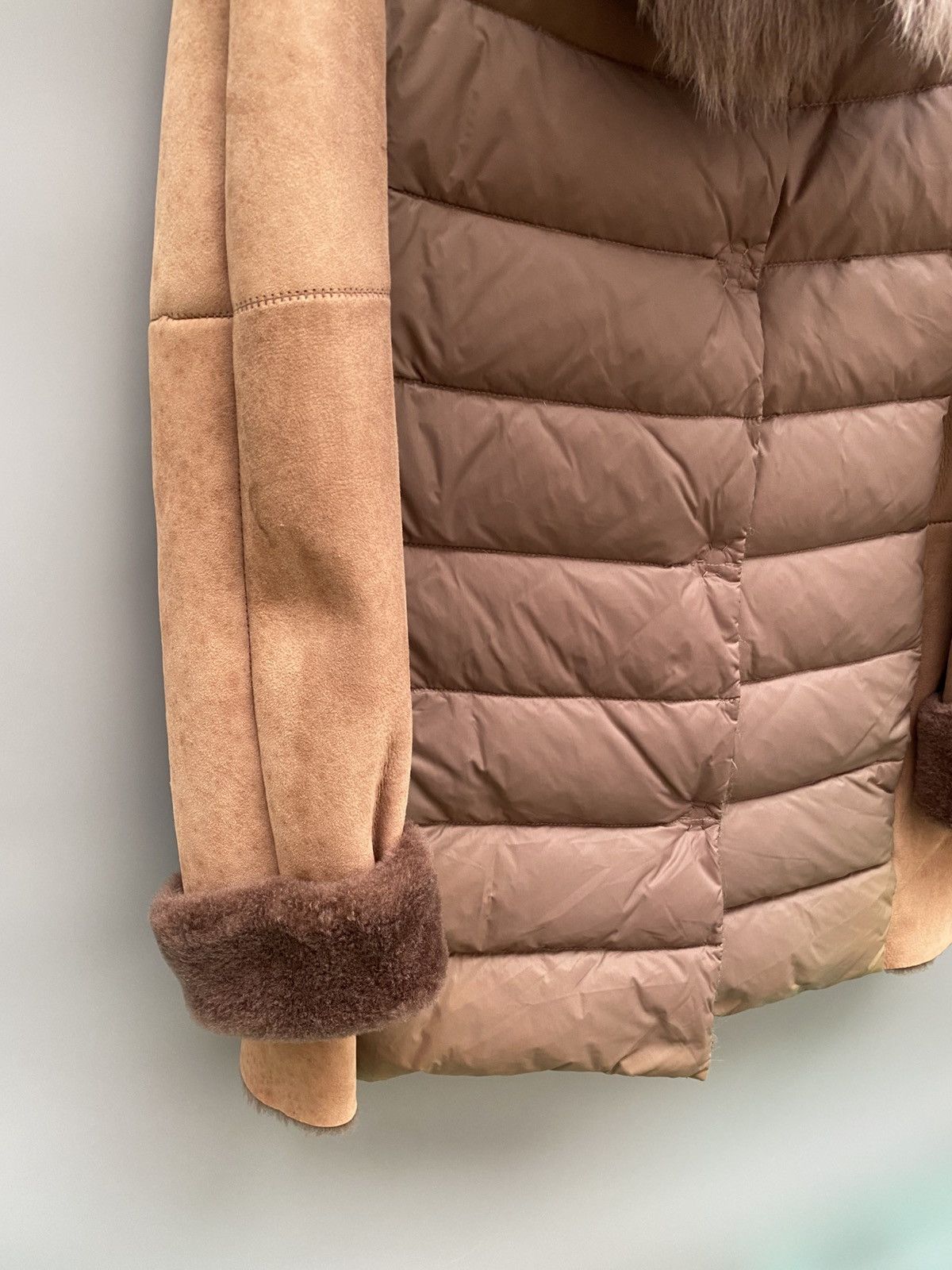 Designer Olivieri Venezia - Down Shearling Jacket Size M / US 6-8 / IT 42-44 - 5 Thumbnail