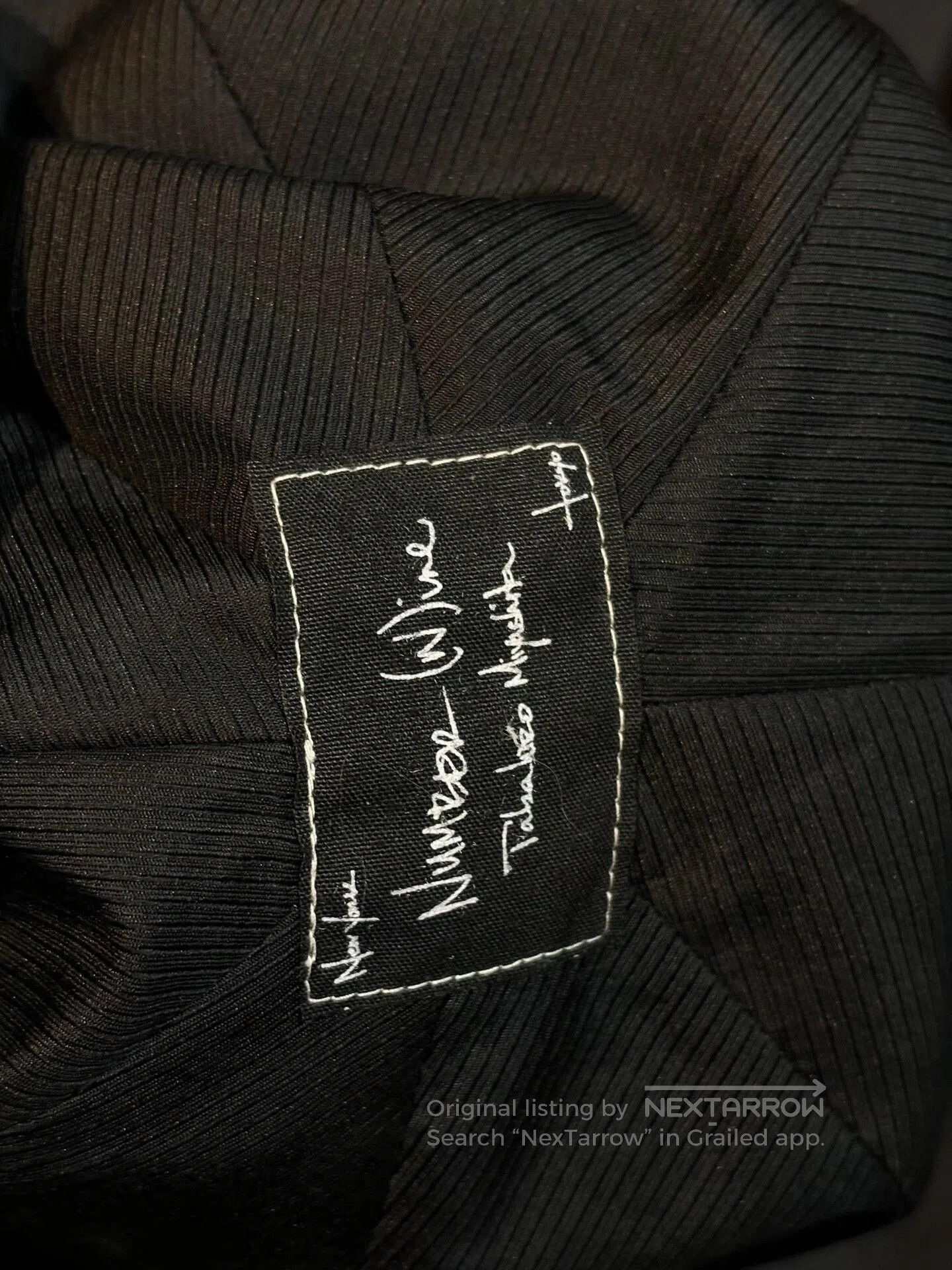 Number (N)ine number nine pilot cap in noir color. Size ONE SIZE - 4 Thumbnail