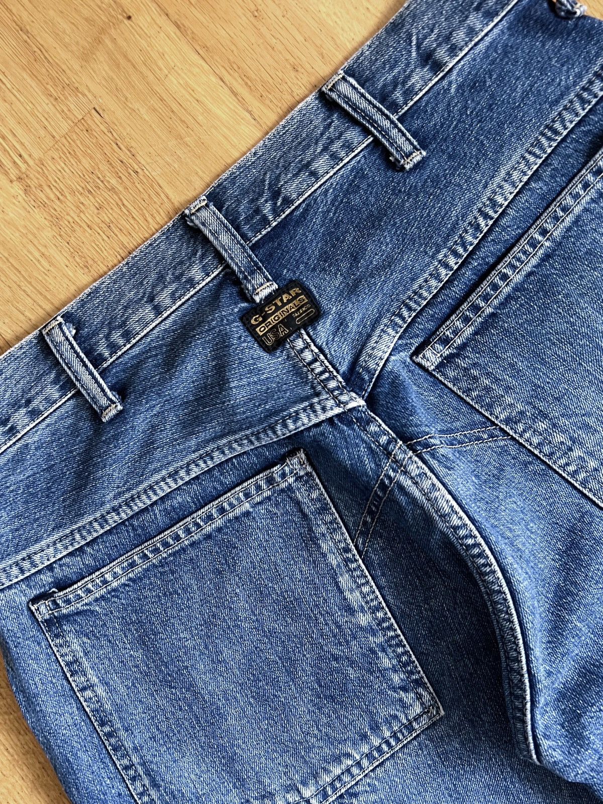 G-Star Y2K G-Star Double Knee Elwood Baggy Fit Denim Jeans Size US 30 / EU 46 - 11 Thumbnail