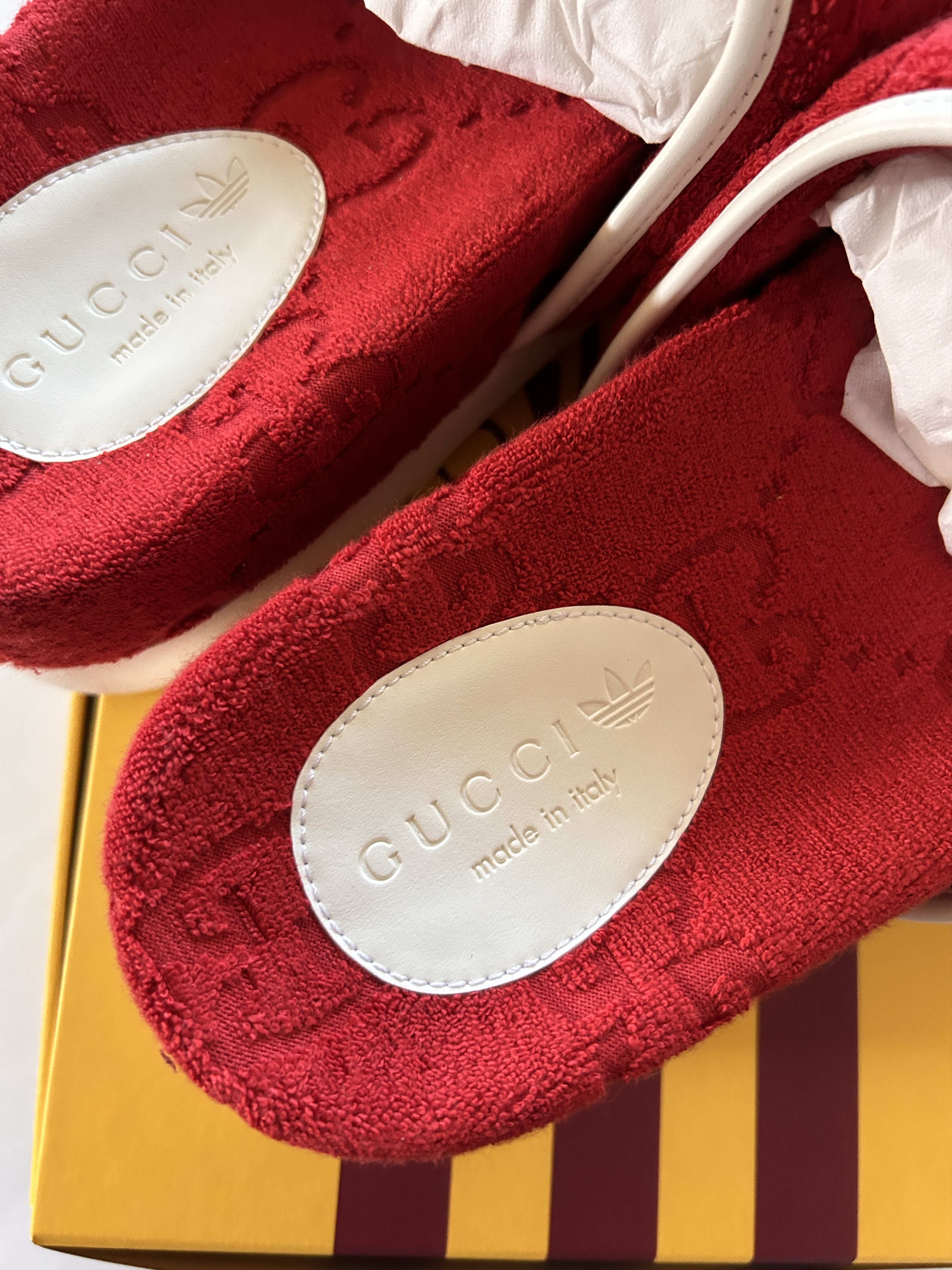 Gucci men's GUCCI adidas x GUCCI GG Platform Sandal 702412 size 9 Size US 9 / EU 42 - 4 Thumbnail