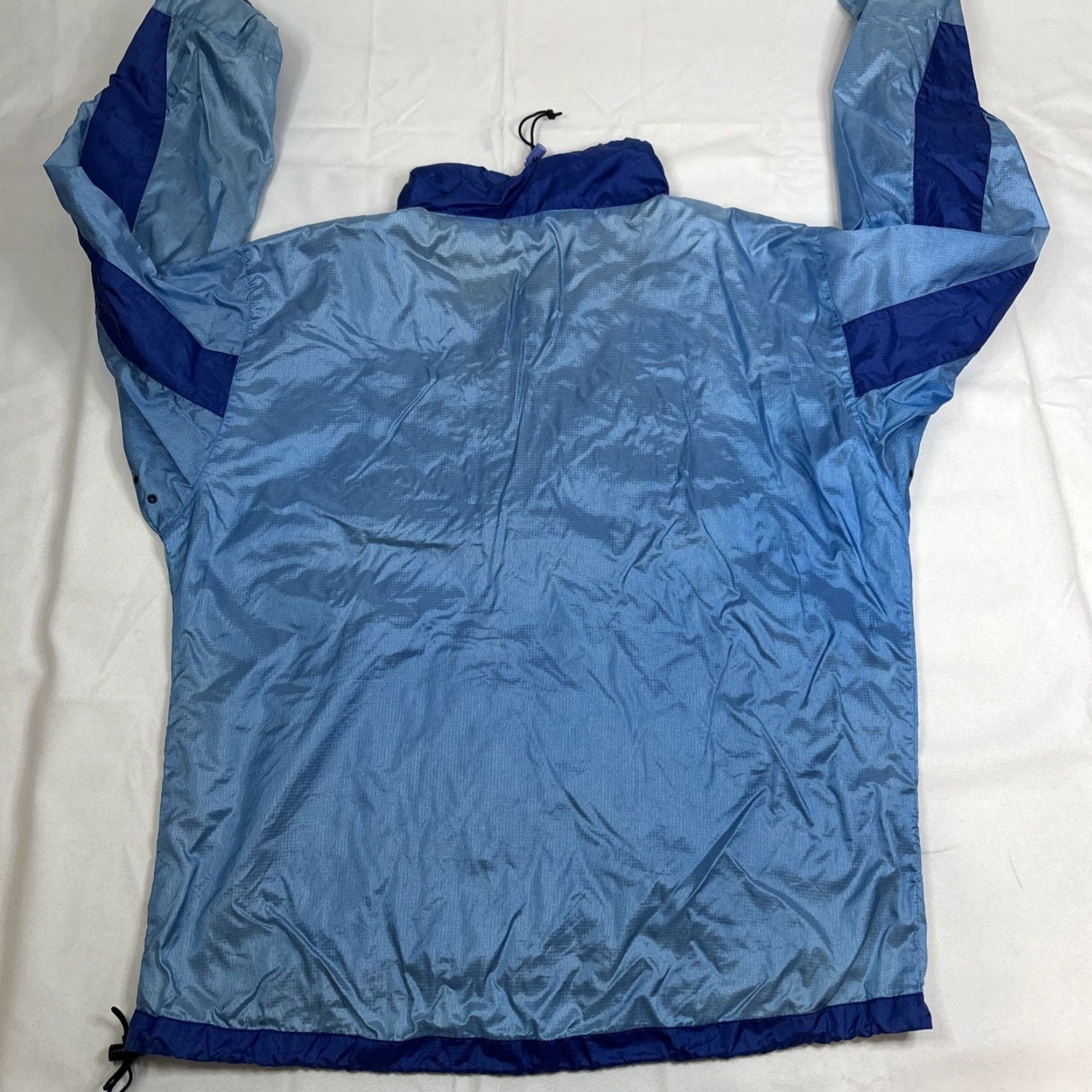 The North Face VINTAGE The North Face Windbreaker Jacket XL Men Blue Collared Stowaway High Collar Size US XL / EU 56 / 4 - 6 Thumbnail