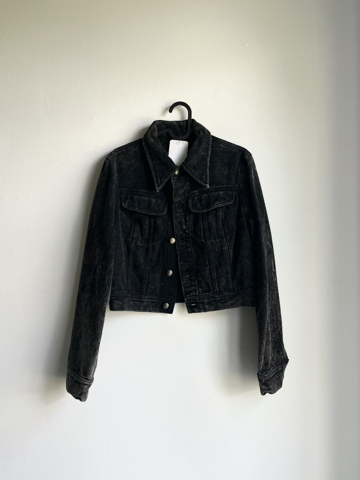 Assembly New York Assembly New York Distressed Denim Cropped Jacket Size S / US 4 / IT 40 - 1 Thumbnail
