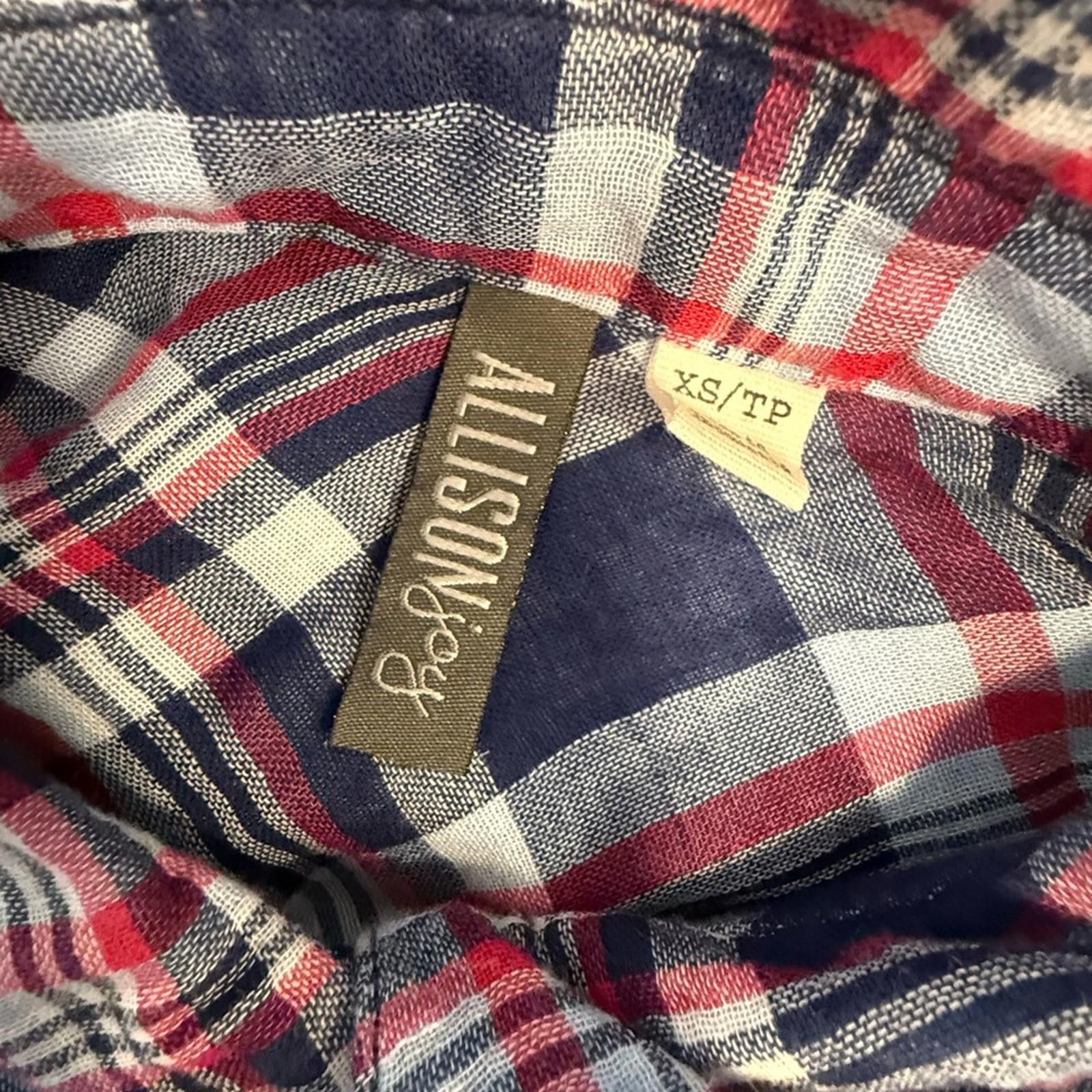 Other Allison Joy double sided plaid button up top SZ XS Size XS / US 0-2 / IT 36-38 - 6 Thumbnail