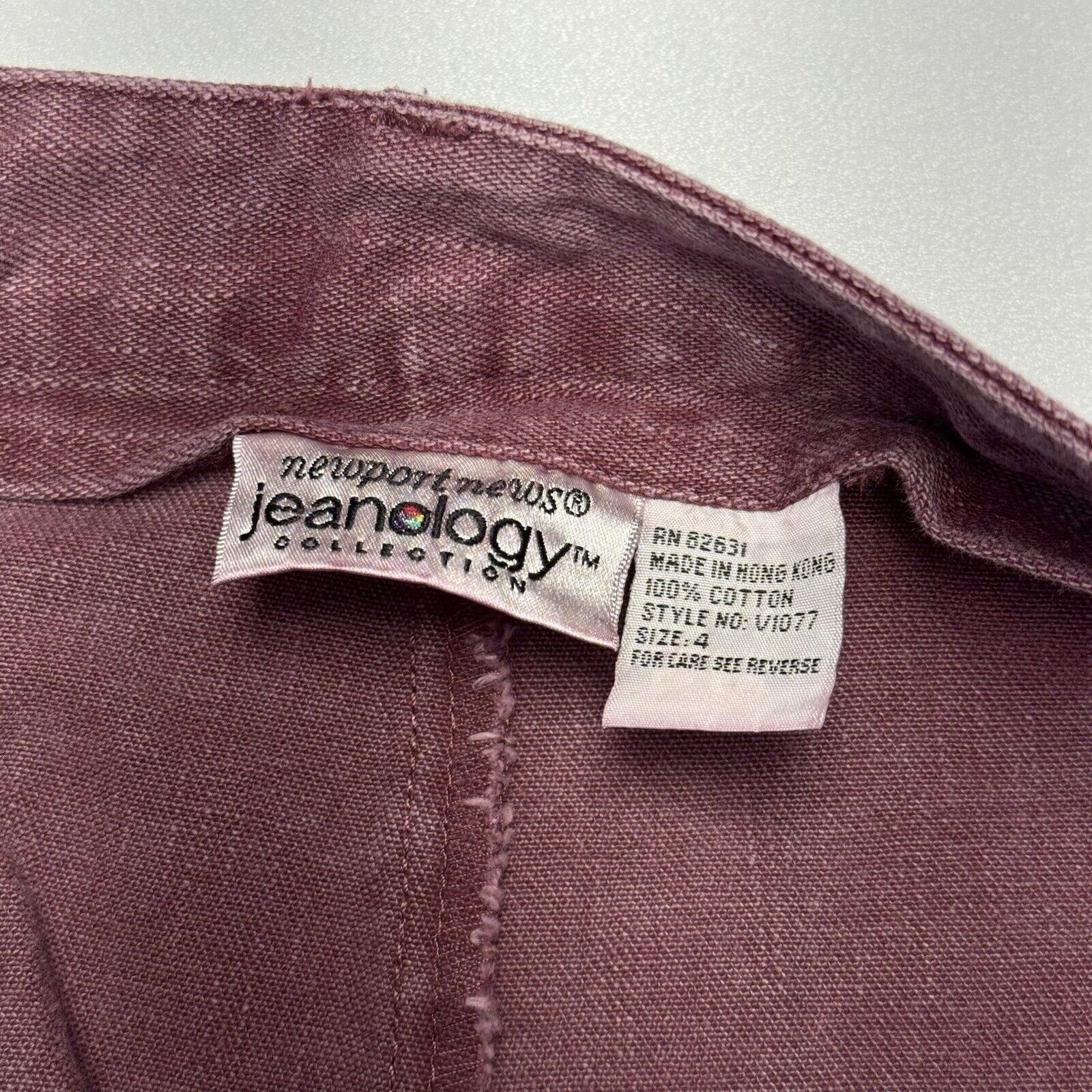 Vintage Vintage Y2K Flared Jeans Womens Purple Jeanology Size 4 Size 27" / US 4 / IT 40 - 3 Thumbnail