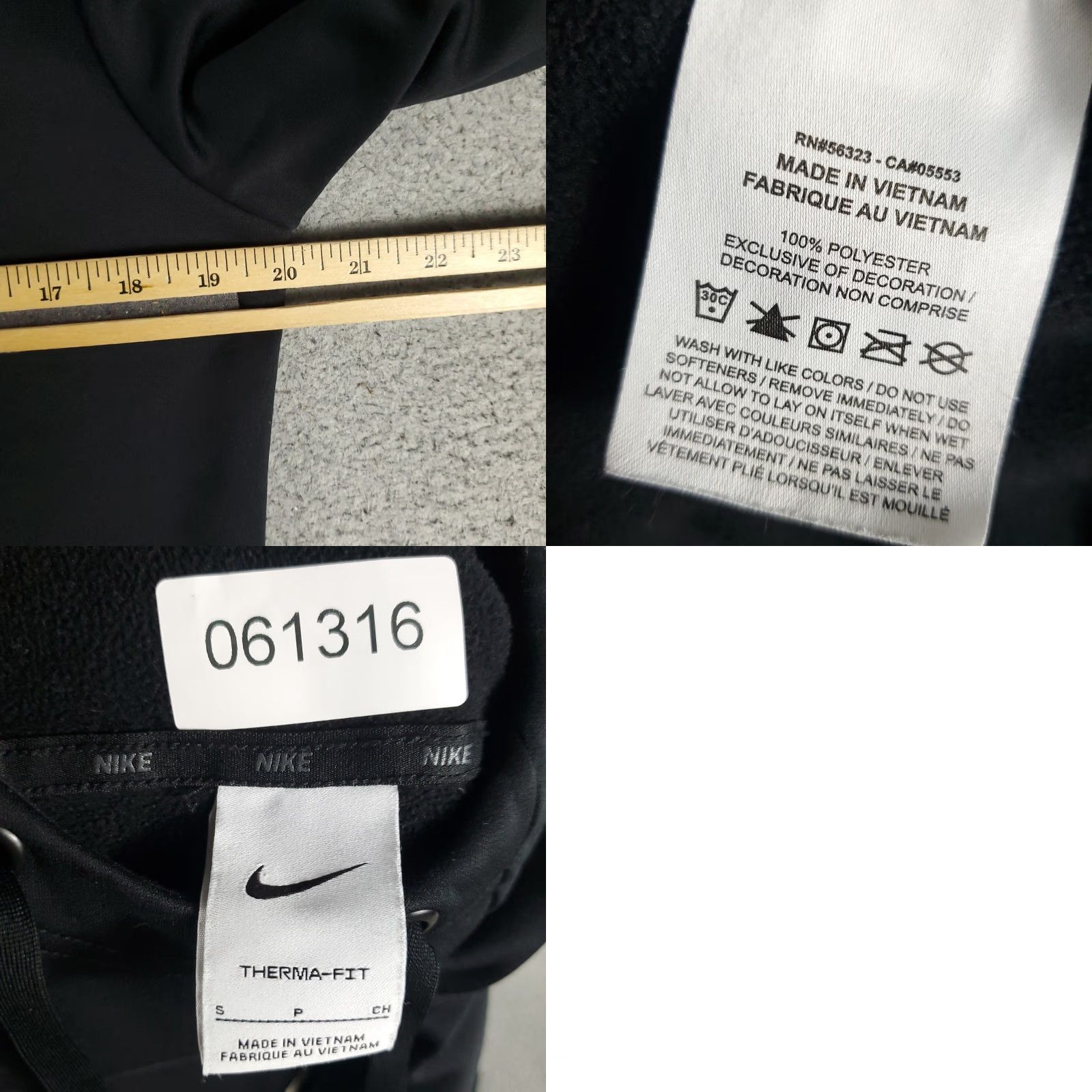Nike Nike Therma-Fit Hoodie Pullover Swoosh Soccer Activewear Black Small Mens Size US S / EU 44-46 / 1 - 8 Thumbnail