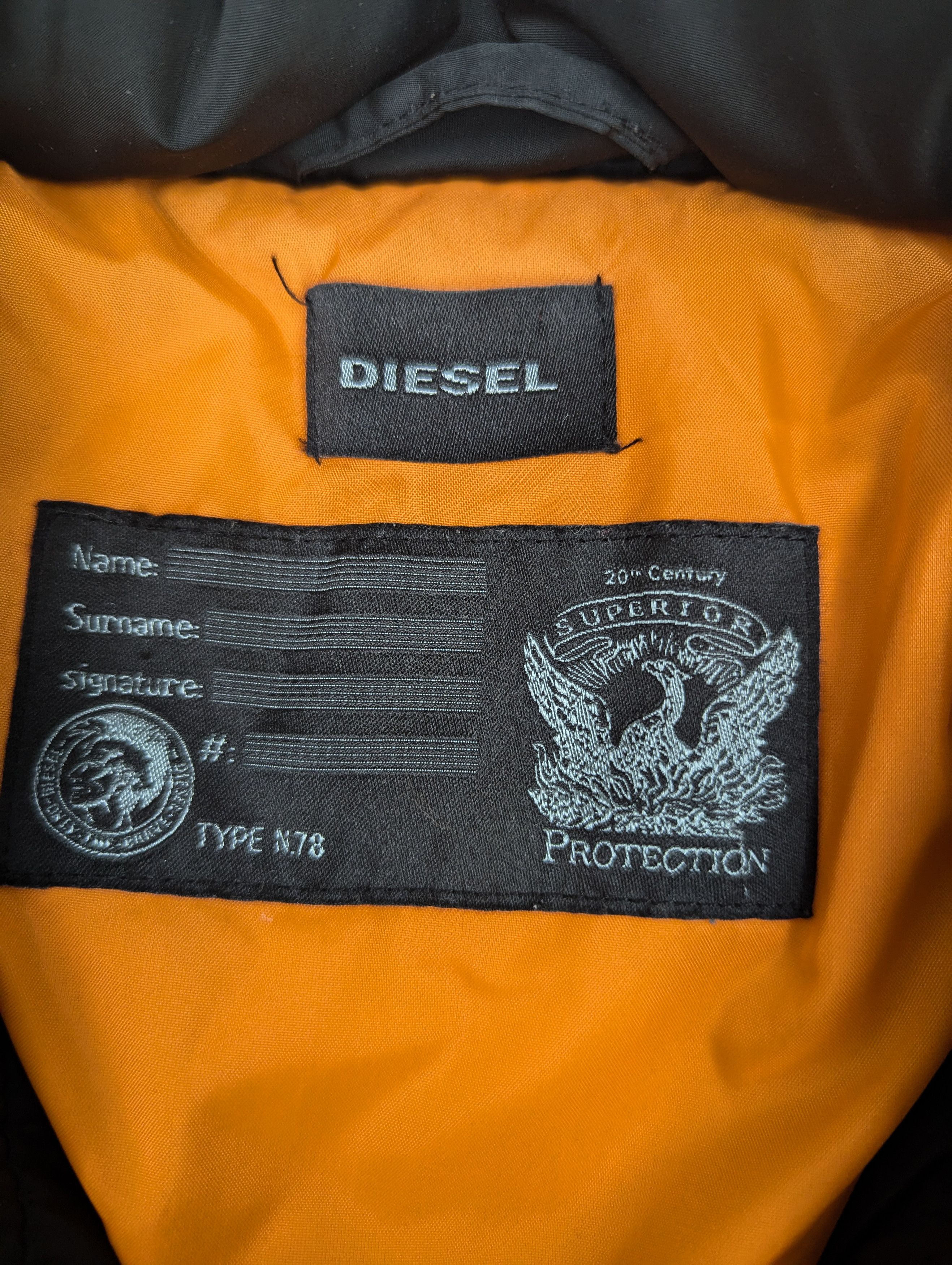 Diesel Diesel Black winter jacket L Size US L / EU 52-54 / 3 - 3 Thumbnail
