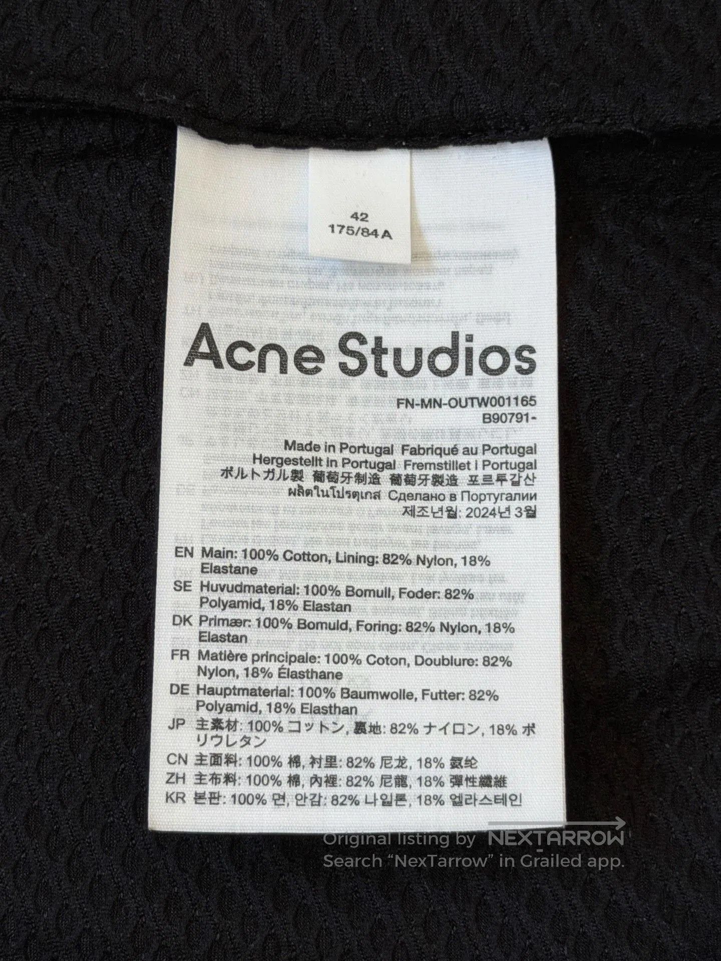 Acne Studios Acne Studios 1996 Mud. Size US XS / EU 42 / 0 - 7 Thumbnail