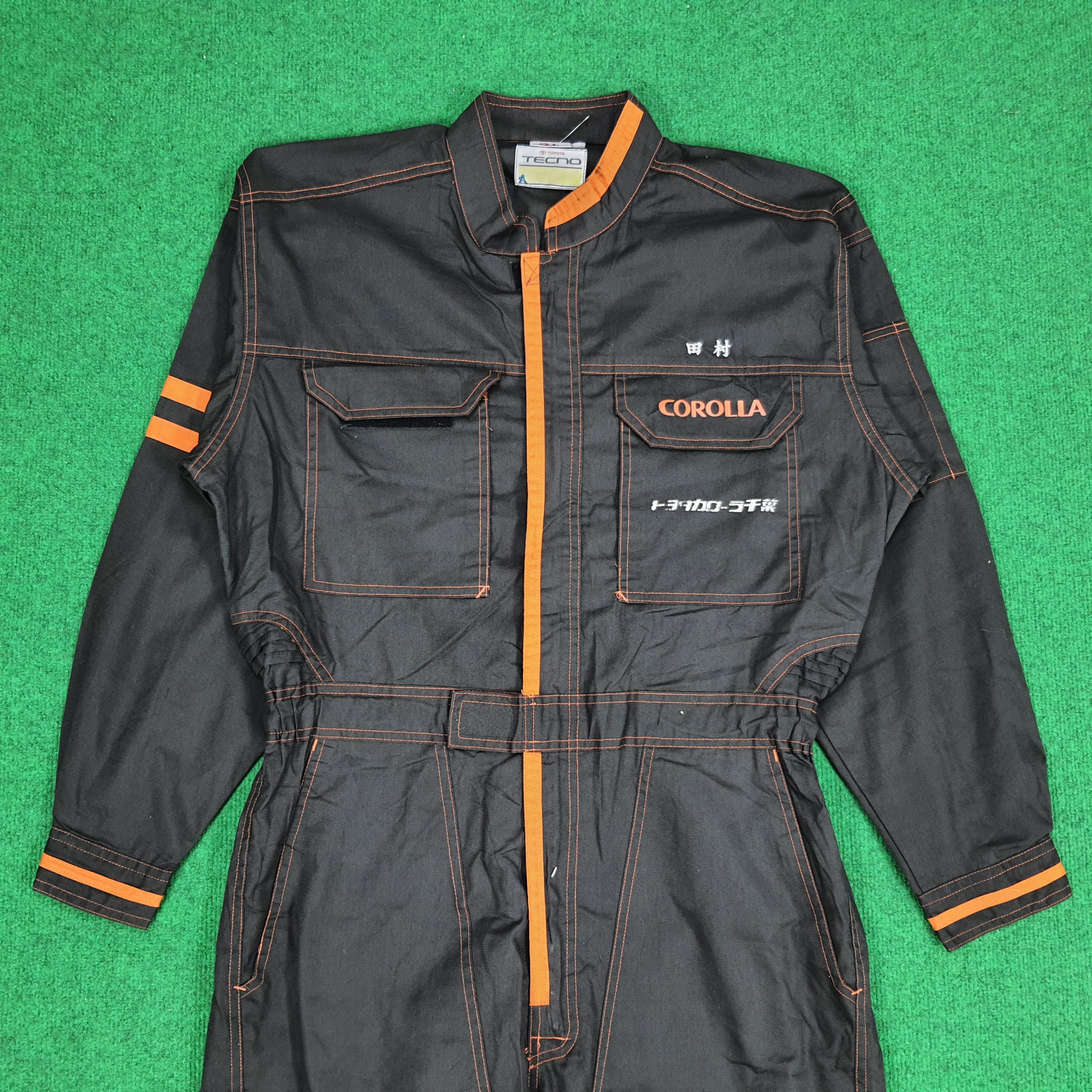 Japanese Brand × Vintage Vintage Toyota Tecno Japan Racing Brand Motorsports Coverall Size US L / EU 52-54 / 3 - 3 Thumbnail