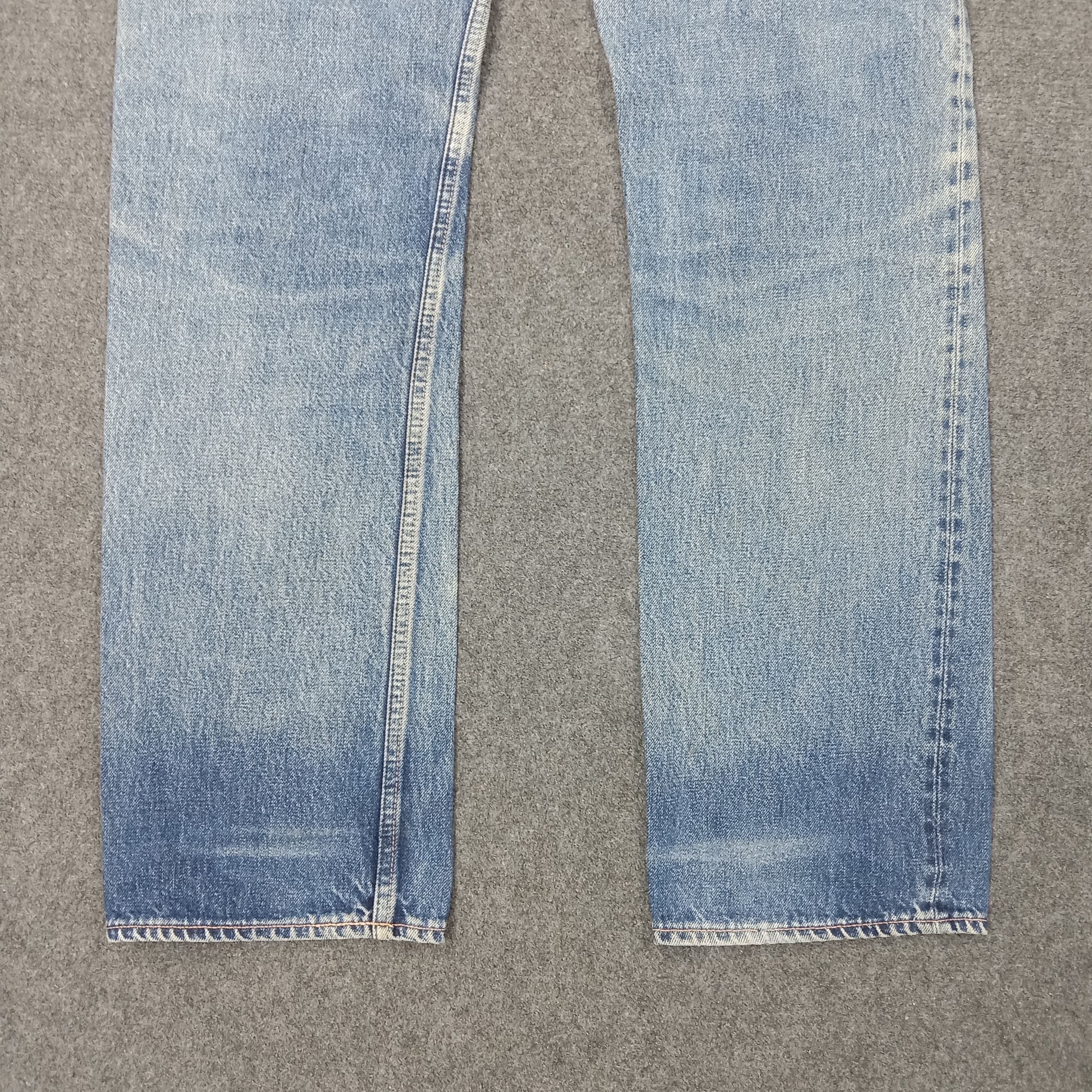 HOLLYWOOD RANCH MARKET H.Ranch.M Distressed Style Selvedge Denim Jeans C244N29 Size US 32 / EU 48 - 6 Thumbnail