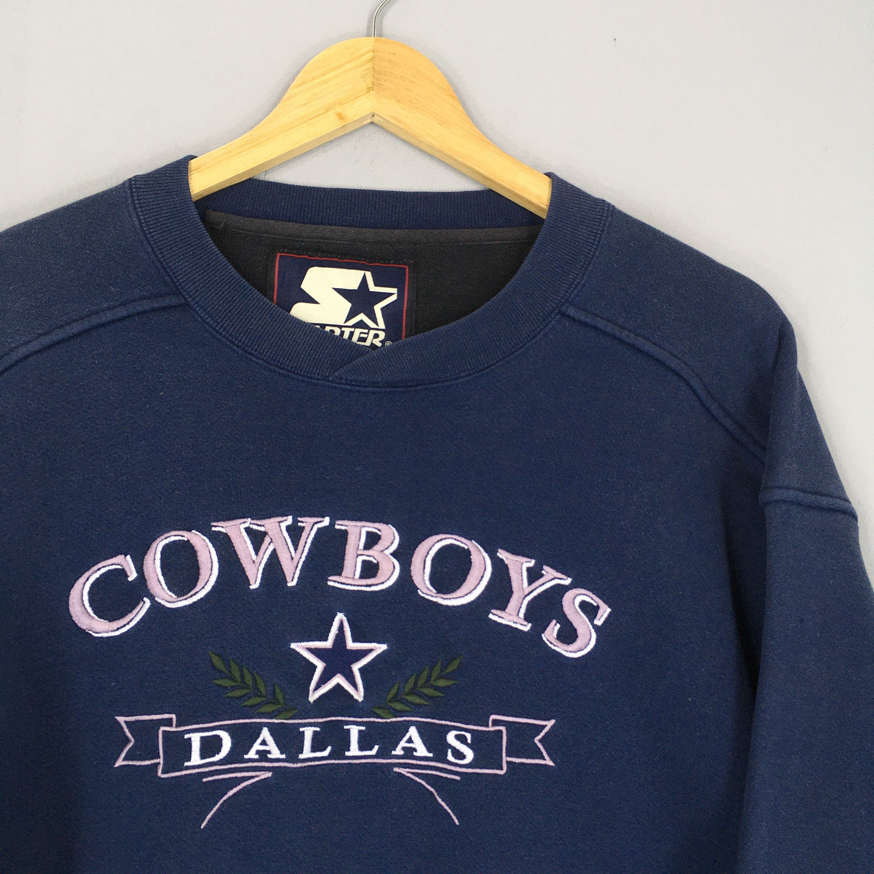 NFL × Starter × Vintage RARE Vintage Dallas Cowboys NFL Sweatshirt Medium Size US M / EU 48-50 / 2 - 2 Thumbnail
