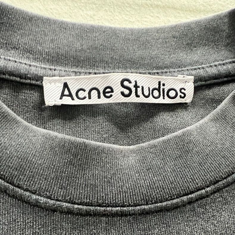 Acne Studios Acne Studios Black distressed suede T-shirt Size US M / EU 48-50 / 2 - 2 Thumbnail