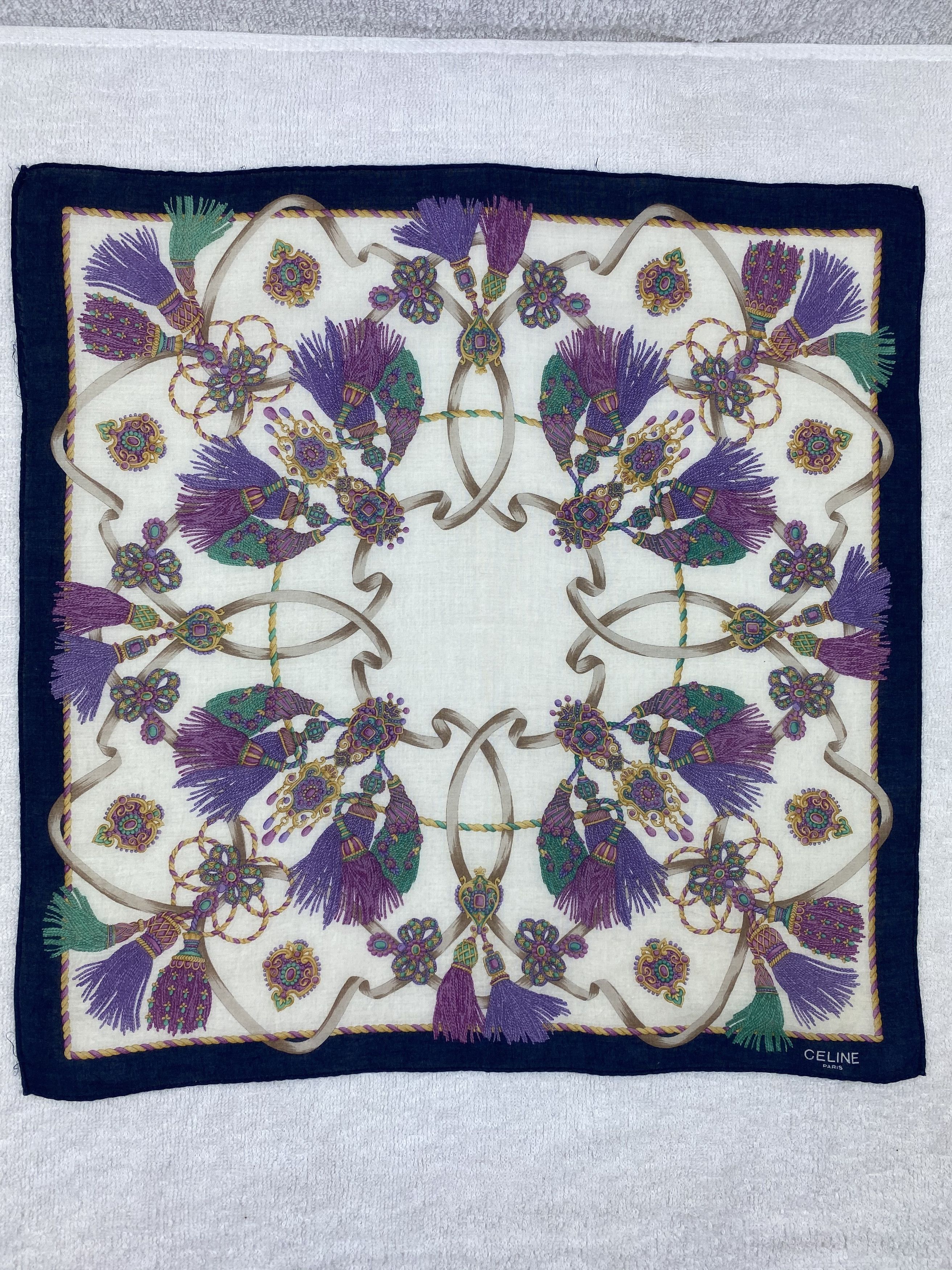 Celine Celine Handkerchief / Bandana / Neckerchief Size ONE SIZE - 3 Thumbnail