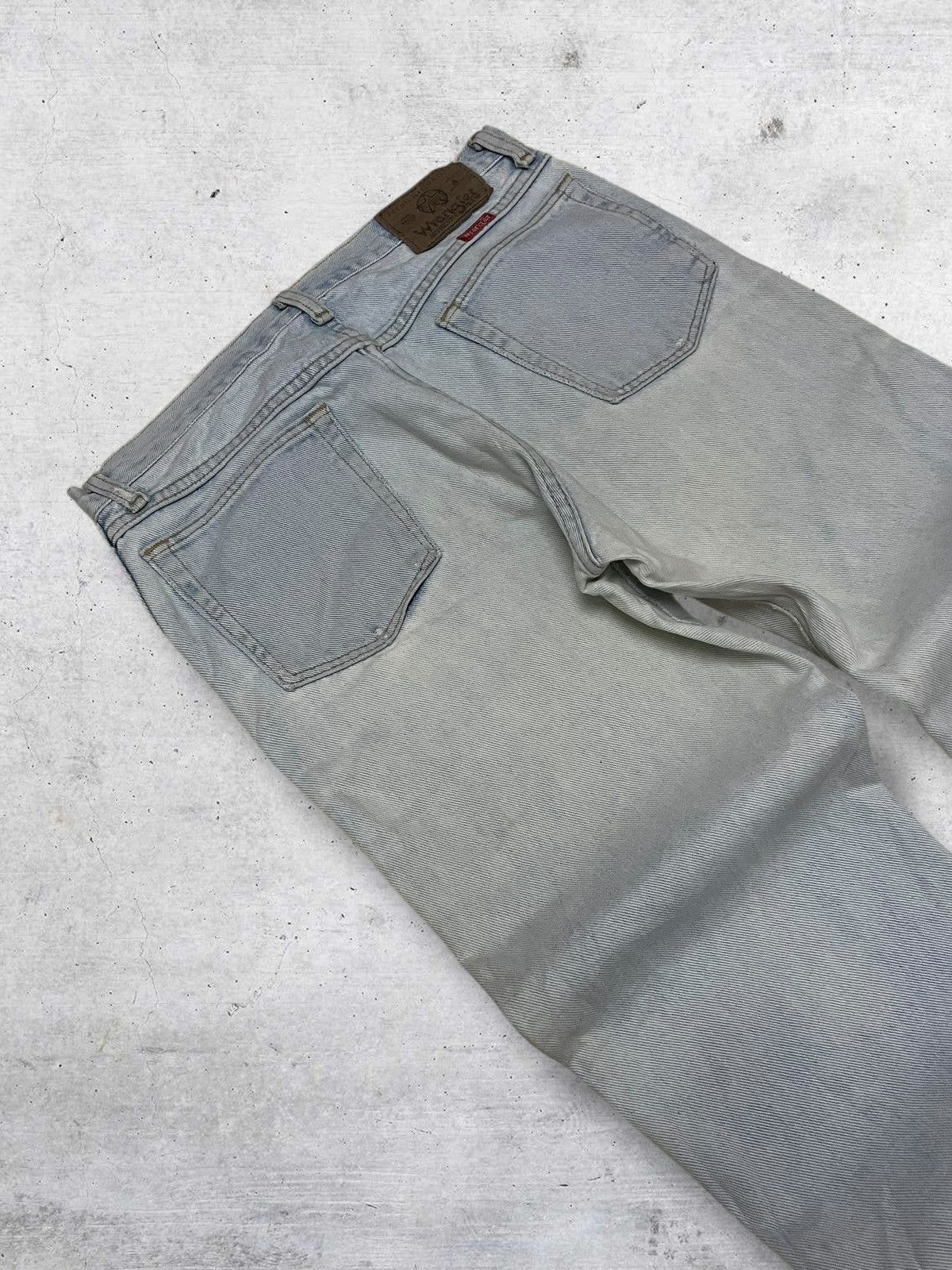 Wrangler VINTAGE WRANGLER USA DESIGNER BLUEWASHED REGULAR OLD DENIM Size US 30 / EU 46 - 12 Thumbnail