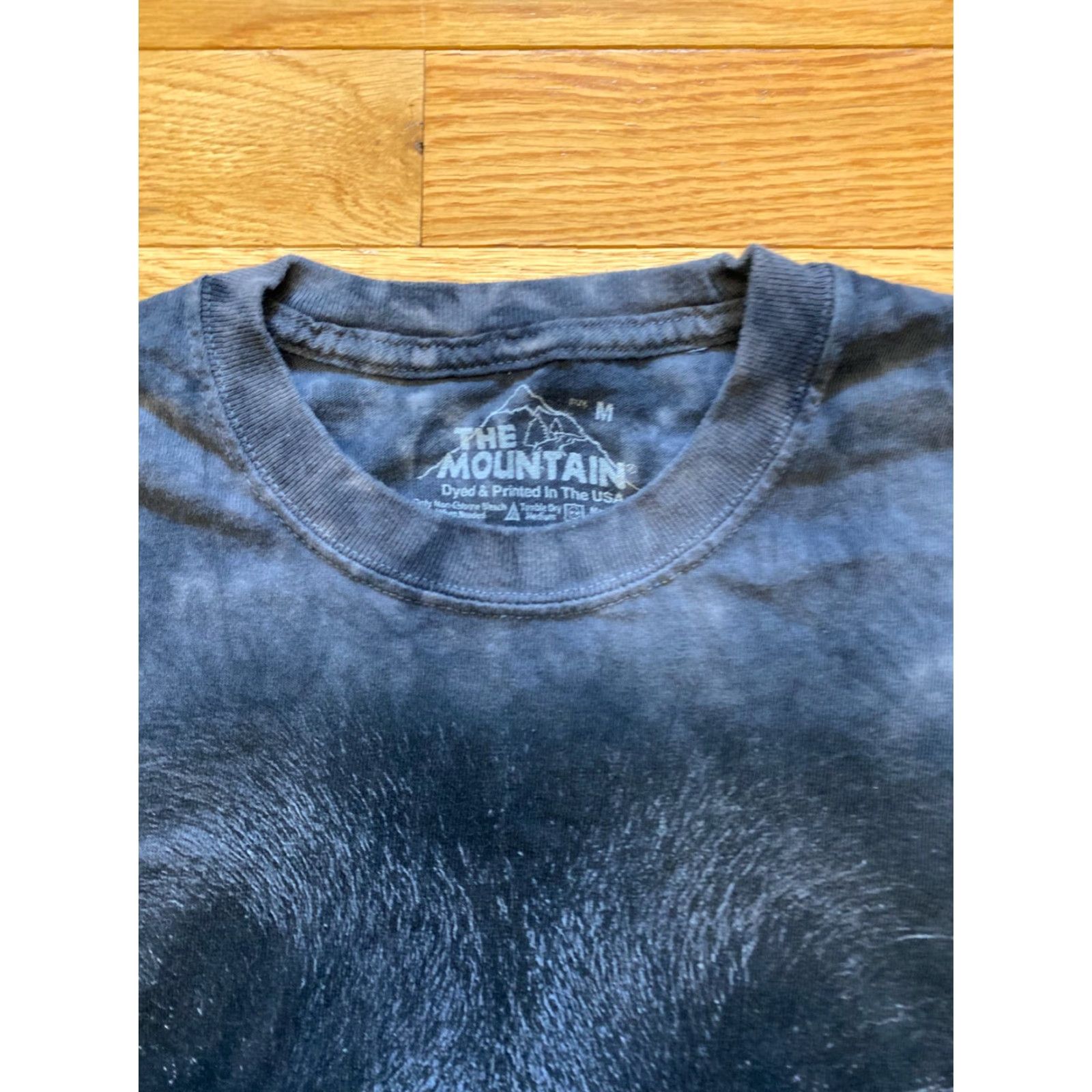The Mountain The Mountain Big Black Lab Face Labrador Retriever T-Shirt Mens Sz M 2011 Graphic Tee Short Sleeve Crew Neck Black Tie Dye 100% Cotton Vintage: No Size US M / EU 48-50 / 2 - 3 Thumbnail
