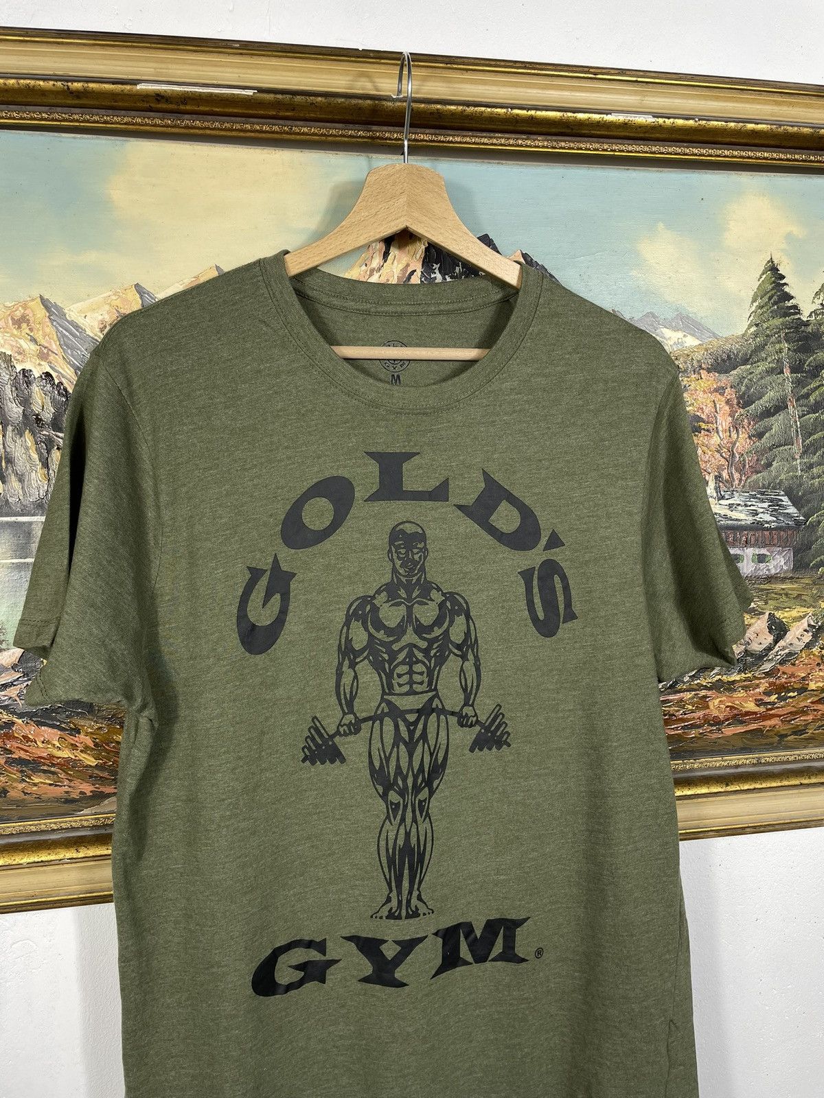 Other Gold’s Gym Green Tee Sportswear Big Logo Strongman Size US M / EU 48-50 / 2 - 4 Thumbnail