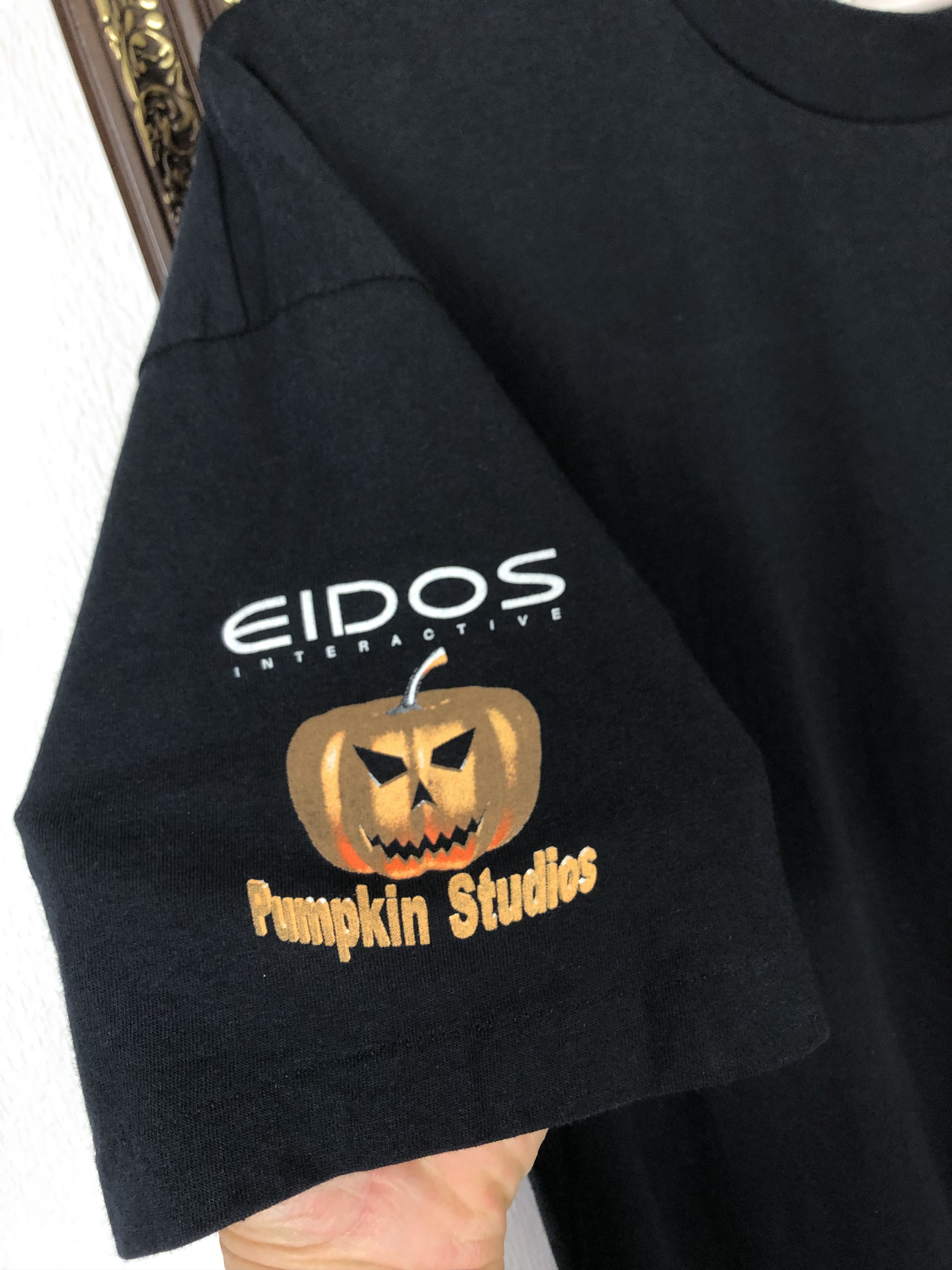 Vintage Vintage 90's Warzone Promo Game Shirt Tee Over Print Pumpkin Size US L / EU 52-54 / 3 - 5 Thumbnail