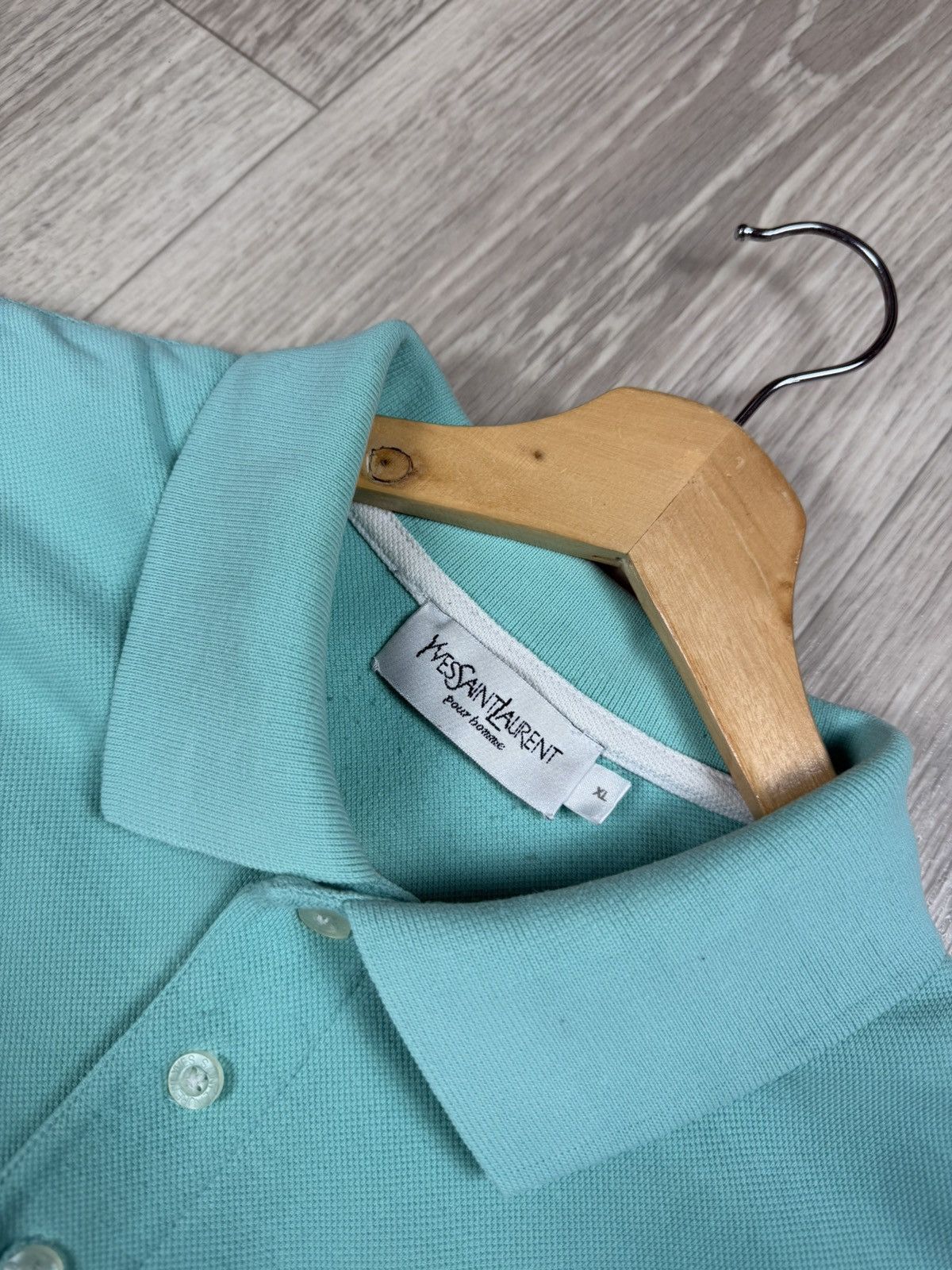 Yves Saint Laurent Vintage Yves Saint Laurent Polos Shirt YSL Logo Size XL Size US XL / EU 56 / 4 - 6 Thumbnail