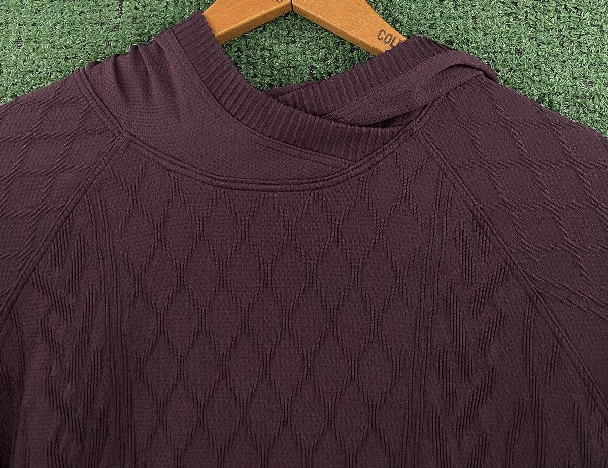 Lululemon Lululemon Rest Less Textured Purple Hooded Shirt Women's 8 Size M / US 6-8 / IT 42-44 - 3 Thumbnail