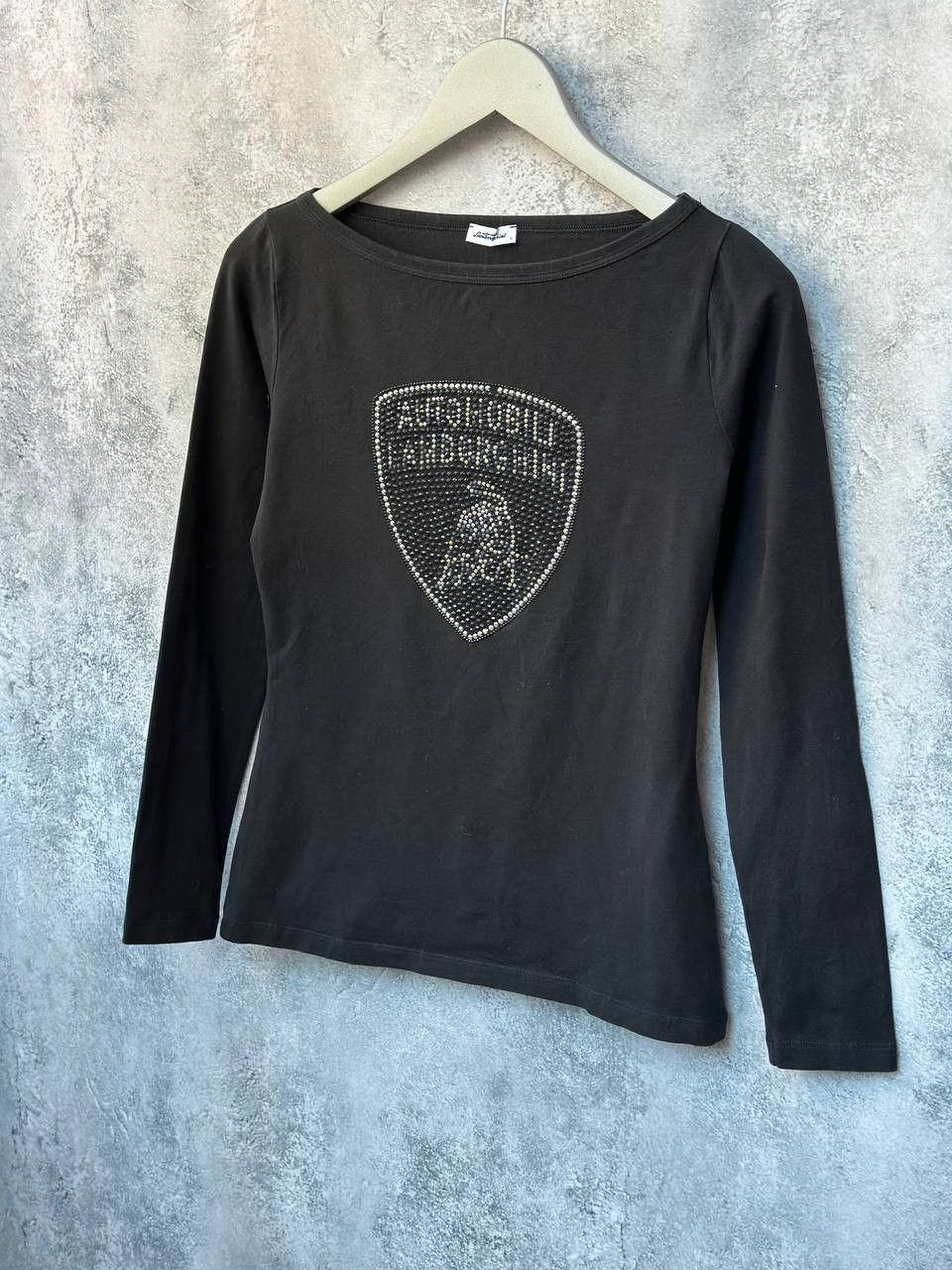 Lamborghini Lamborghini Automobili Long Sleeve Top Italy Rhinestone Logo Size S / US 4 / IT 40 - 2 Thumbnail