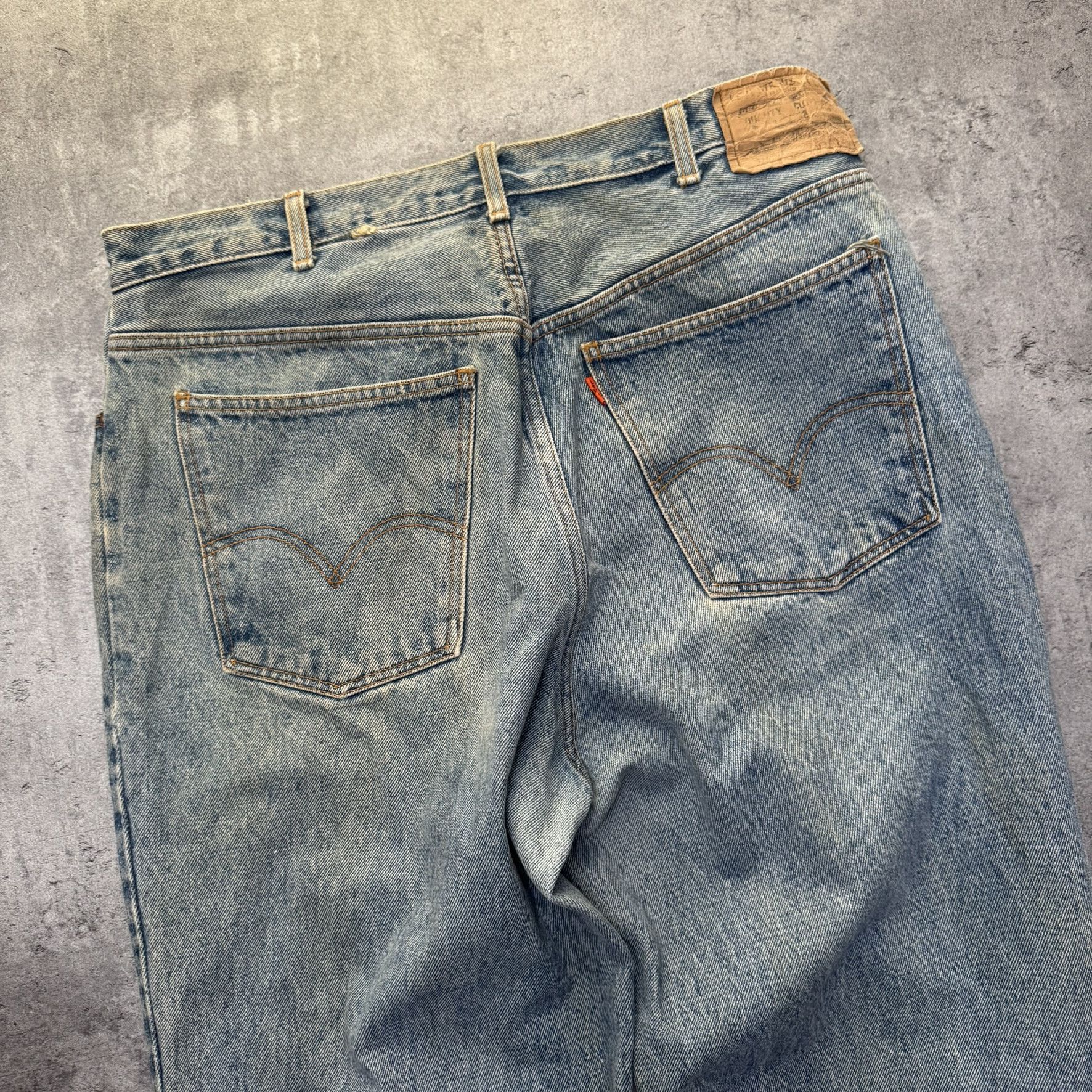 Levi's × Levi's Vintage Clothing Levi's 416 Orange Tab tapered stonewash jeans Size US 36 / EU 52 - 11 Thumbnail