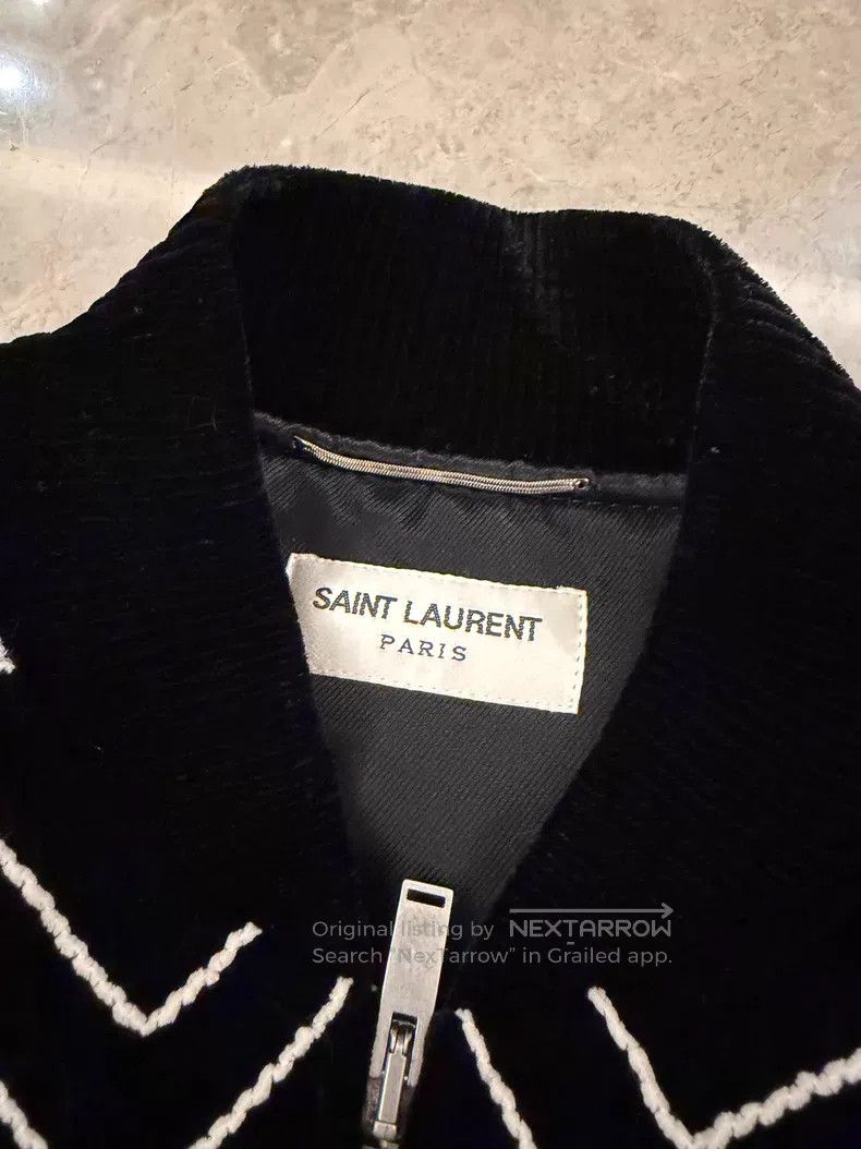 Saint Laurent Paris Saint Laurent Paris Velvet Striped Insulated Padded Cotton Size US S / EU 44-46 / 1 - 4 Thumbnail
