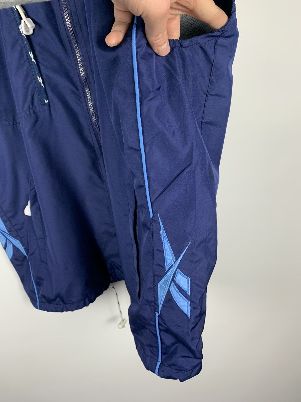 Reebok Vintage Reebok Full Zip Vest Jacket Size 17 Blue Size US S / EU 44-46 / 1 - 5 Thumbnail