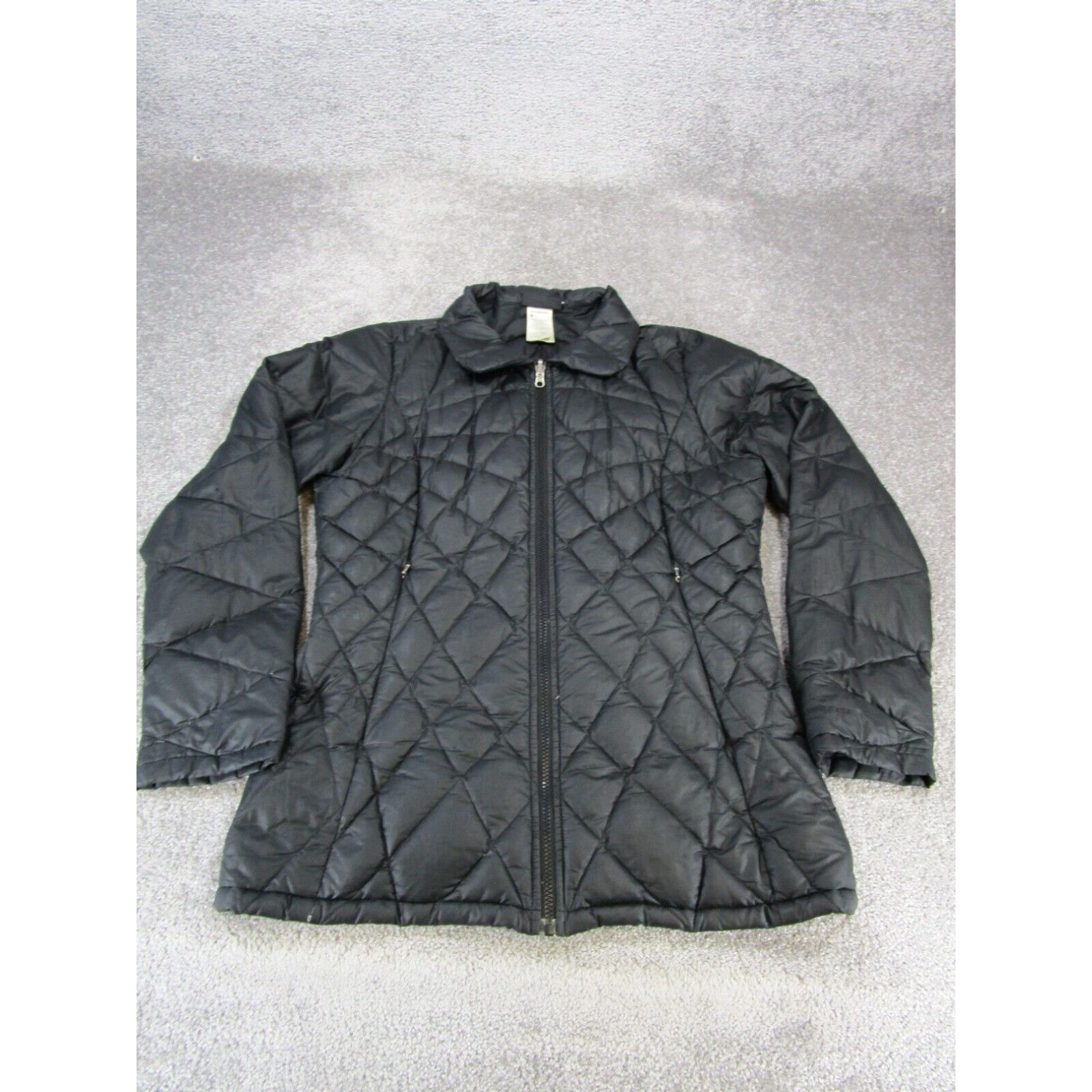 image of Patagonia Jacket Womens Large Tres Jacket Black Quilted Down Inner Only in White