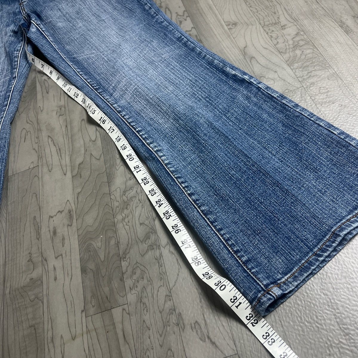 Other Vintage Y2K Light Wash Denim Jeans Size US 32 / EU 48 - 4 Thumbnail