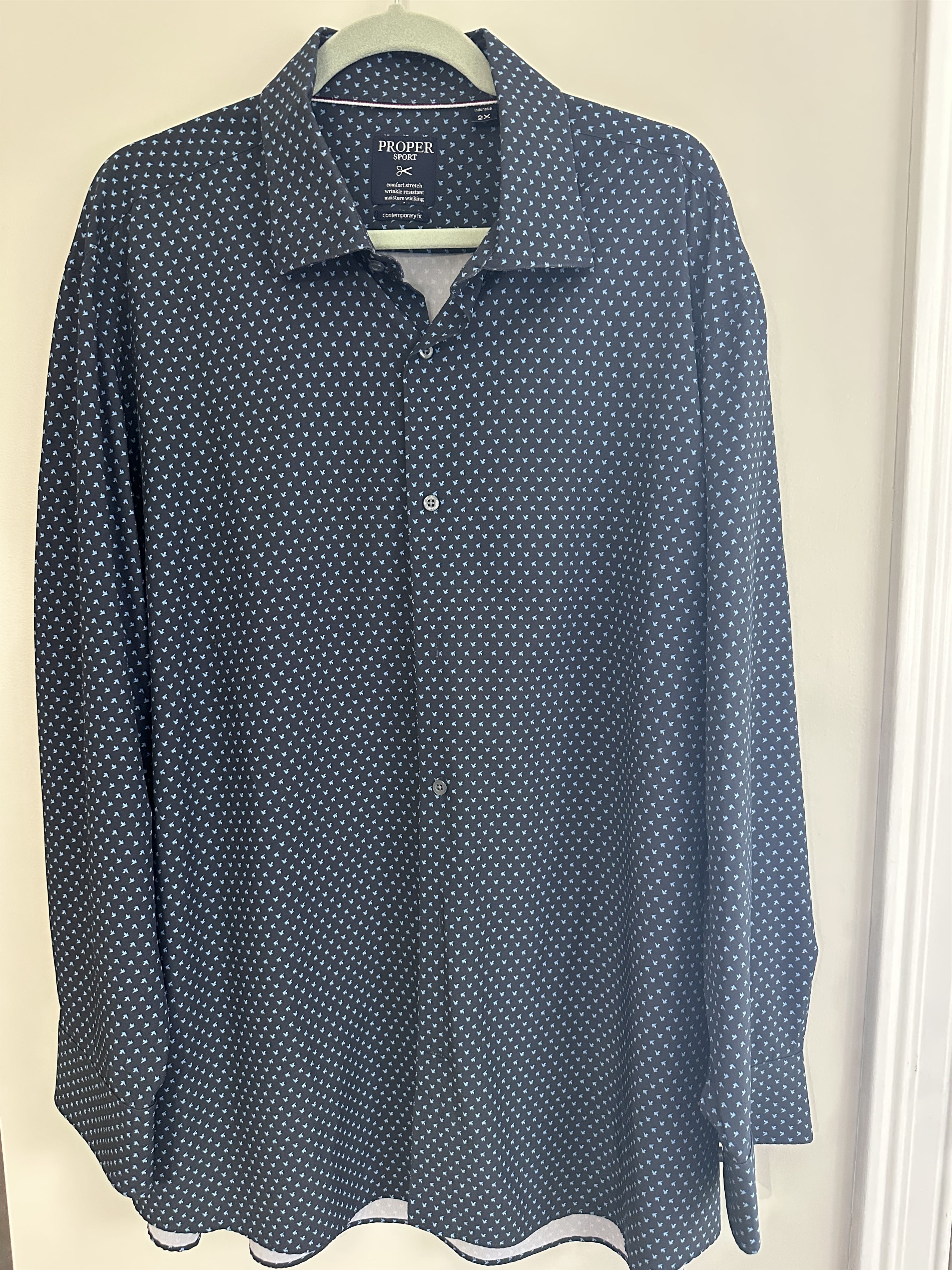 Other Proper Brand Dress Shirt Size US XXL / EU 58 / 5 - 1 Thumbnail