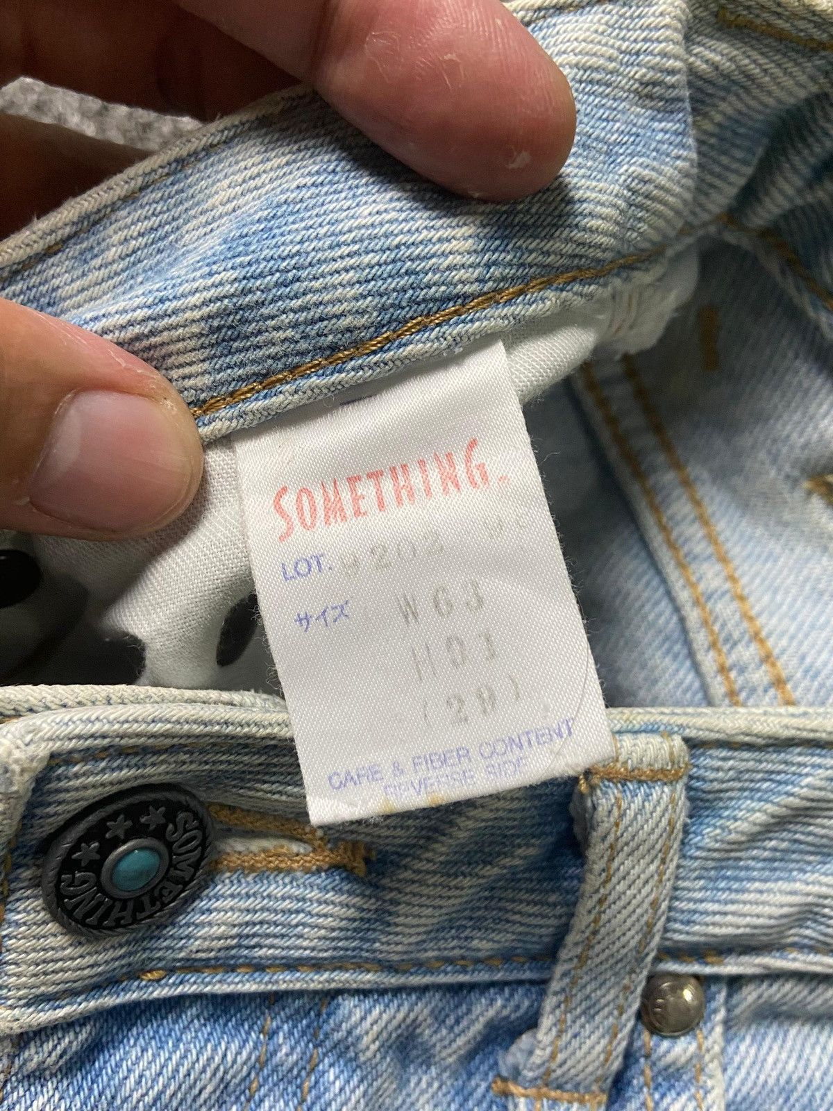 Edwin × Japanese Brand × Vintage Classic Edwin x Something Regular Fit Denim Jeans (132) Size US 26 / EU 42 - 6 Thumbnail