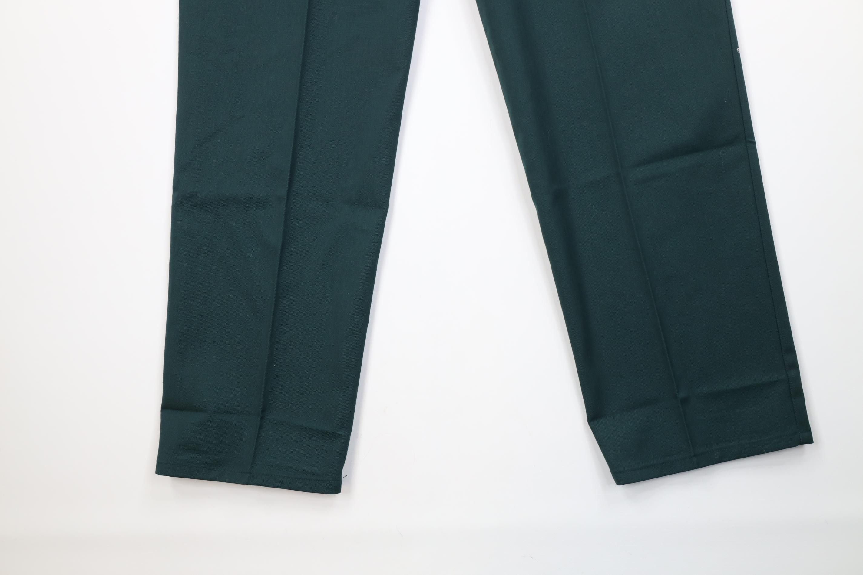 Dickies Deadstock Vintage 90s Dickies Workwear Chino Pants Green USA Size 36" / US 14 / IT 50 - 13 Thumbnail