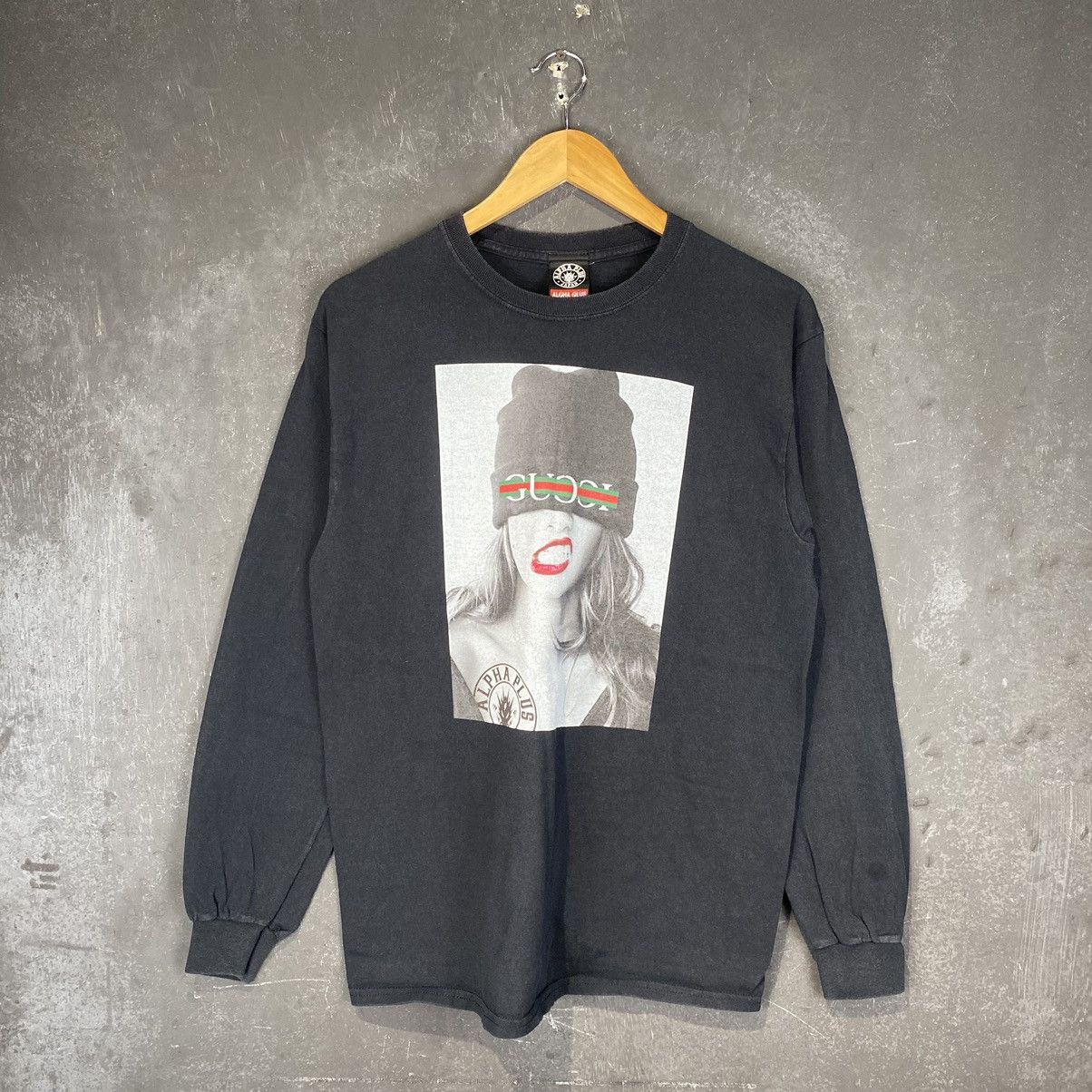 Japanese Brand Alpha Plus Japan Gucci Parody Tee Size US M / EU 48-50 / 2 - 1 Thumbnail