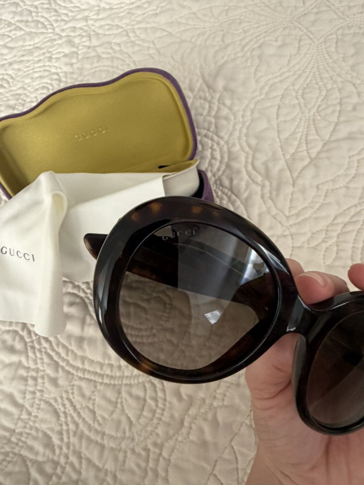 Gucci Gucci GG 3815/S Oval Sunglasses Size ONE SIZE - 5 Thumbnail