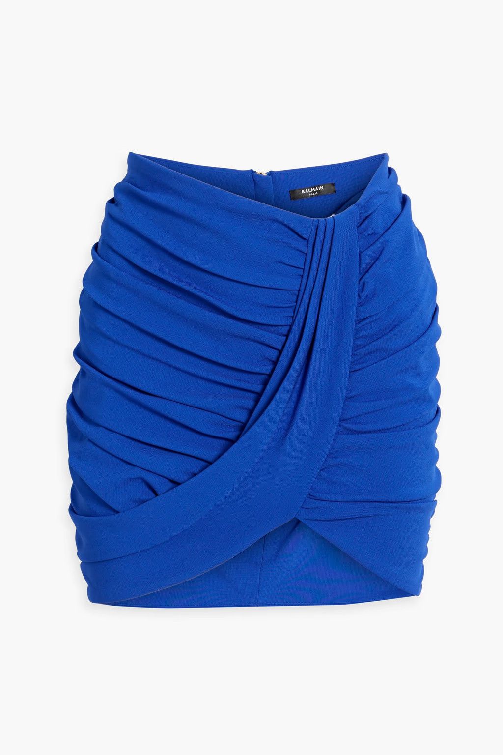 Balmain o1y0625 Mini Skirt in Blue Size 30" / US 8 / IT 44 - 1 Thumbnail
