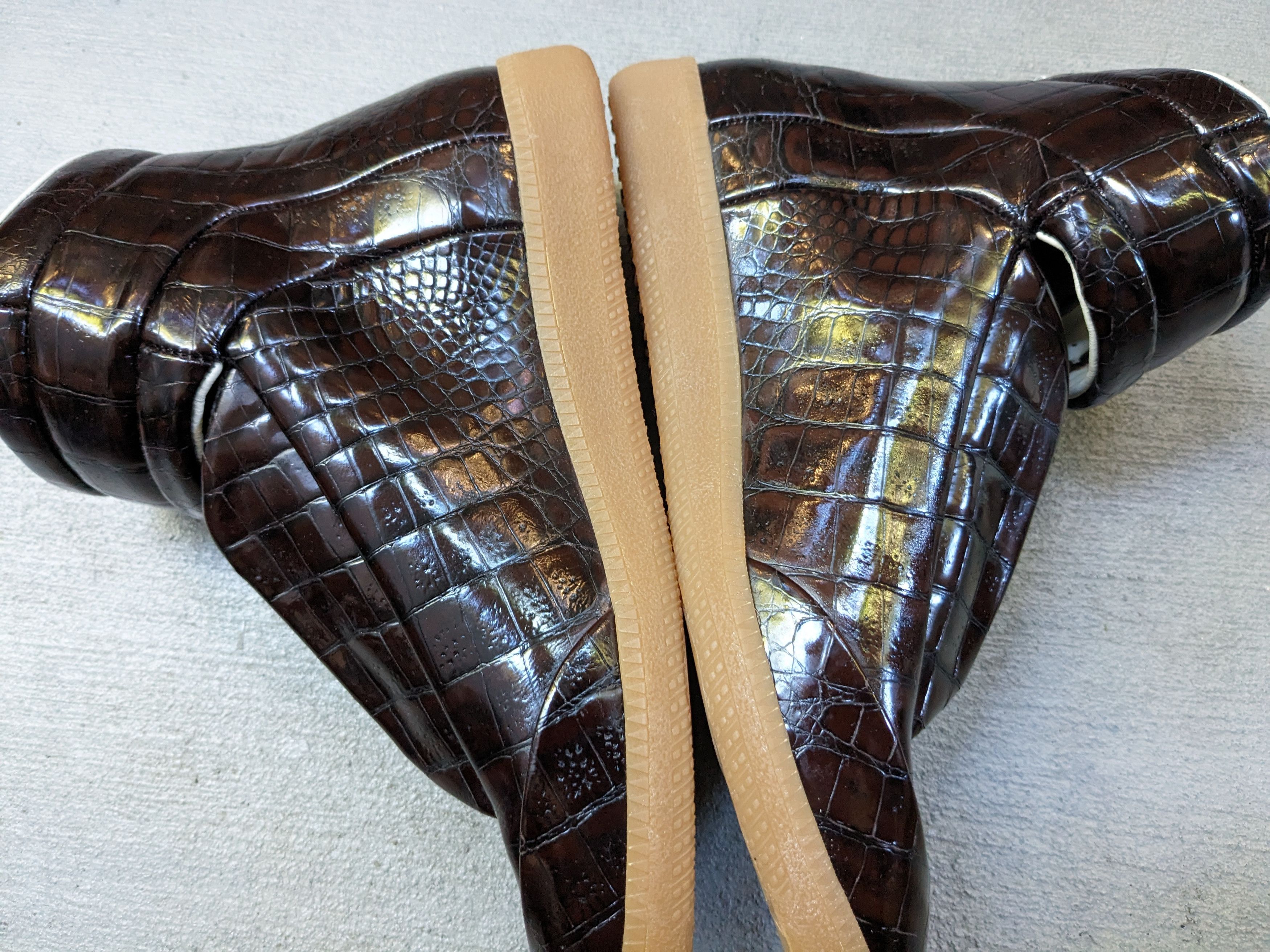 Maison Margiela Maison Margiela Future Brown Croc 9 42 Leather Hi Alligator Size US 9 / EU 42 - 13 Thumbnail