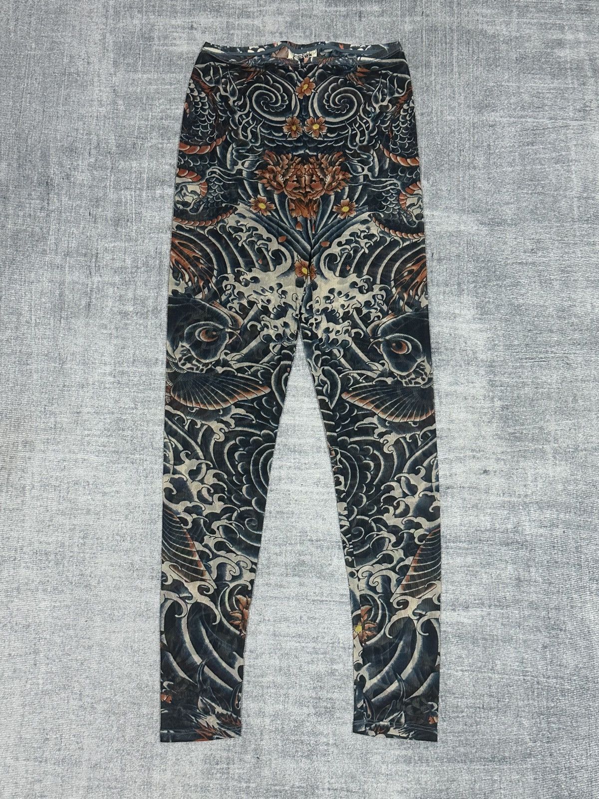 Jean Paul Gaultier Jean Paul Gaultier For Target - Tattoo Mesh - Koi Fish Size 24" / US 00 / IT 34 - 1 Thumbnail