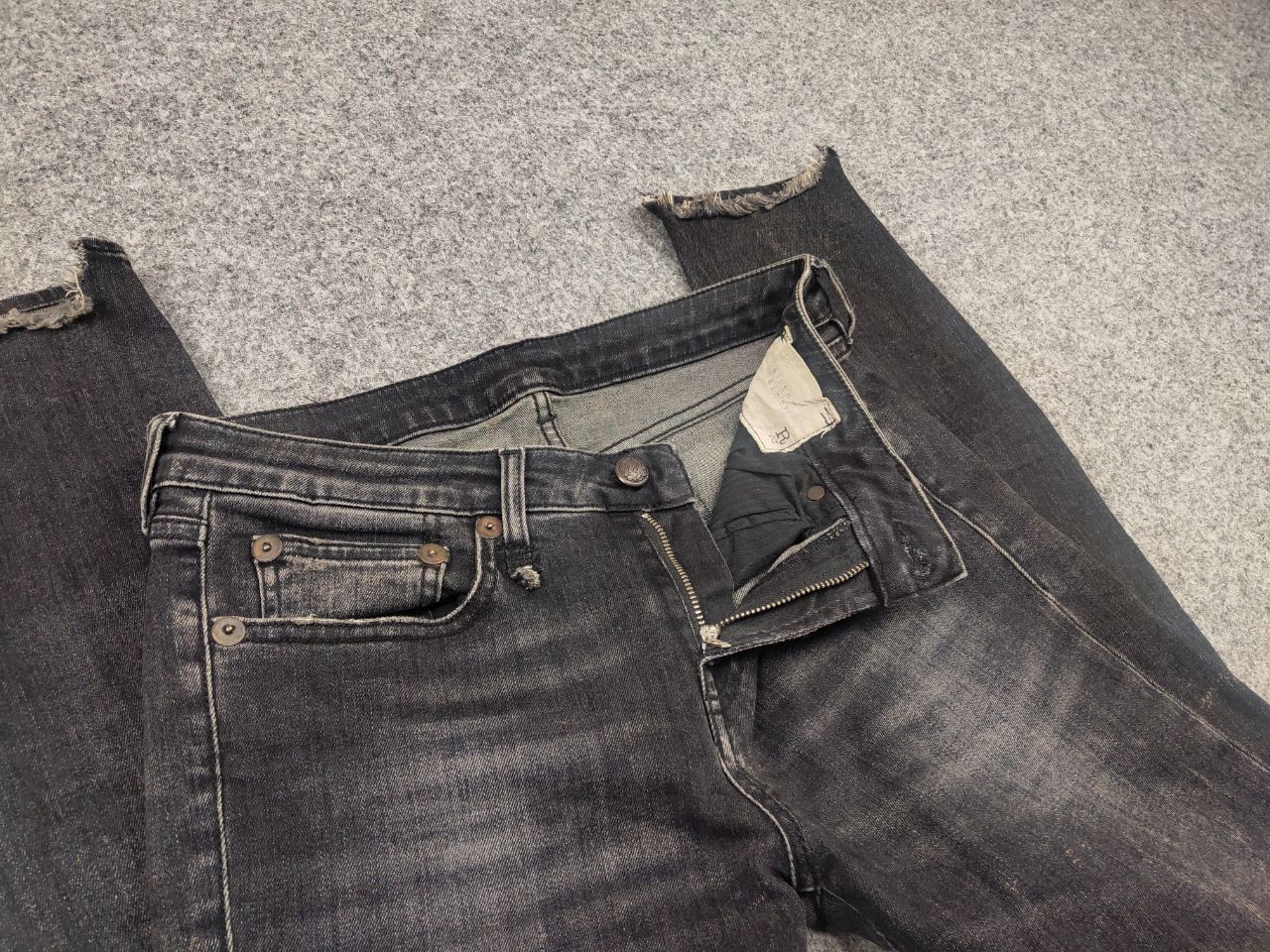 R13 R13 Design Alison Skinny Howell Light Faded Denim Jeans Size 27" / US 4 / IT 40 - 12 Thumbnail