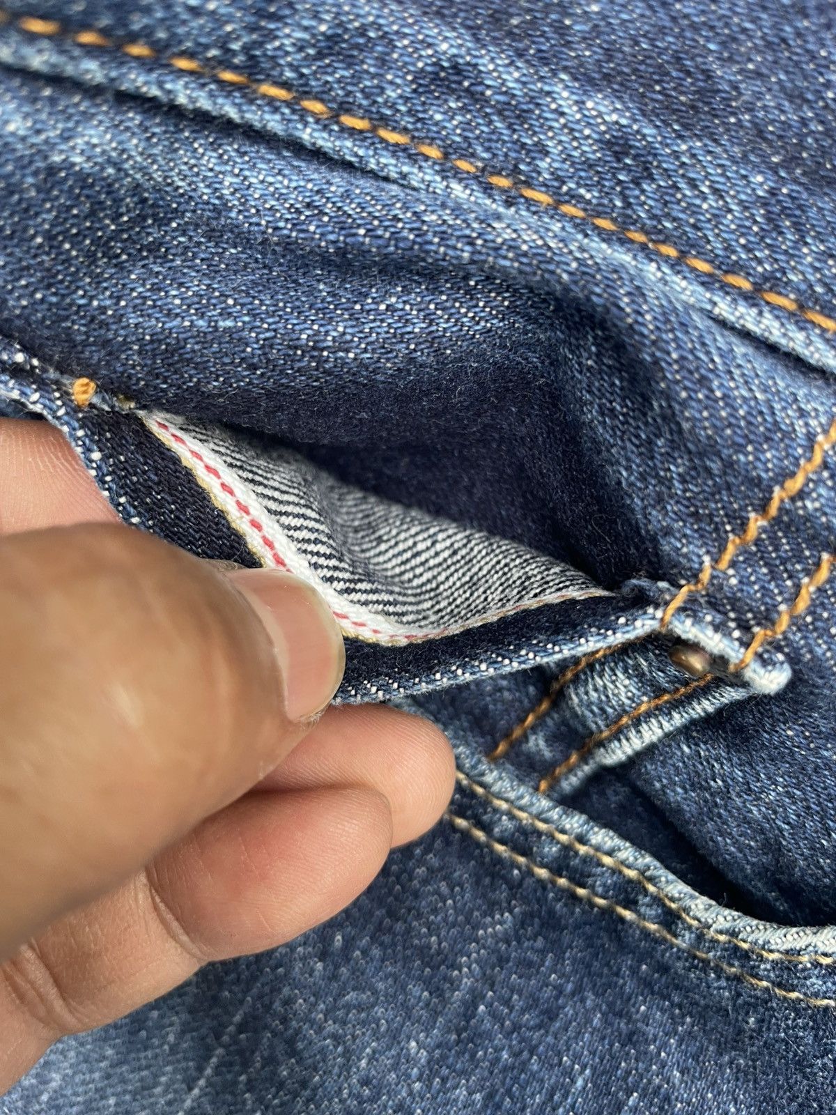 Japanese Brand × Uniqlo Uniqlo Selvedge Denim Size US 35 - 18 Thumbnail