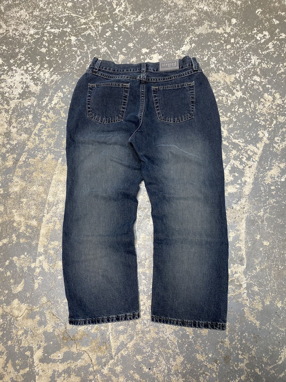 Lee × Vintage Vintage Lee Riveted Baggy Denim Jean Pants USA Size 28" / US 6 / IT 42 - 1 Thumbnail