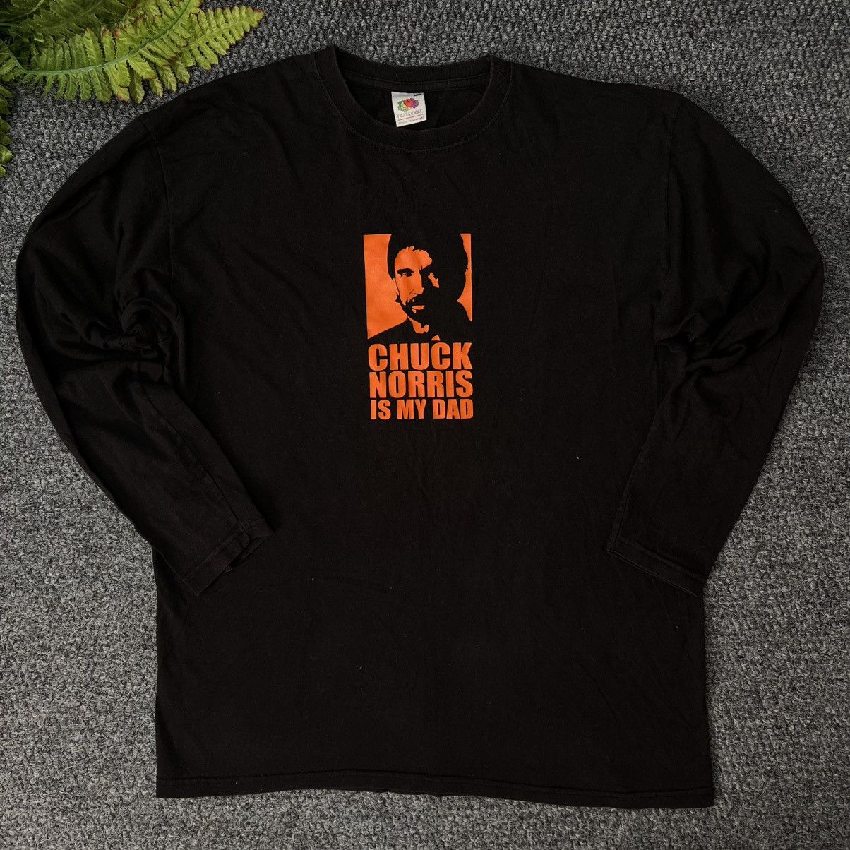 Band Tees × Vintage Chuck Norris is my Dad Vintage Size US L / EU 52-54 / 3 - 1 Thumbnail