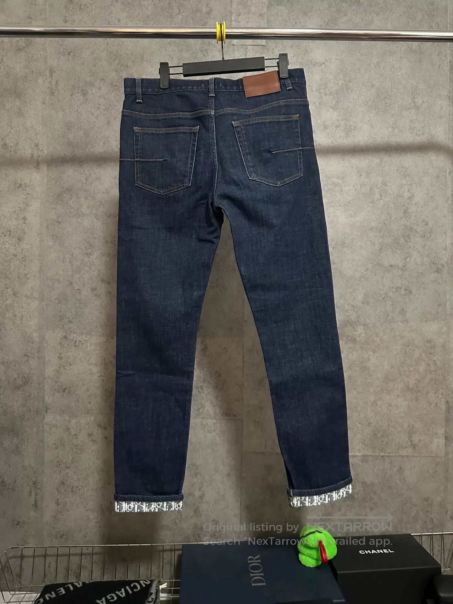 Dior Dior Blue Denim Jeans with Interior Print. Size US 31 - 4 Thumbnail