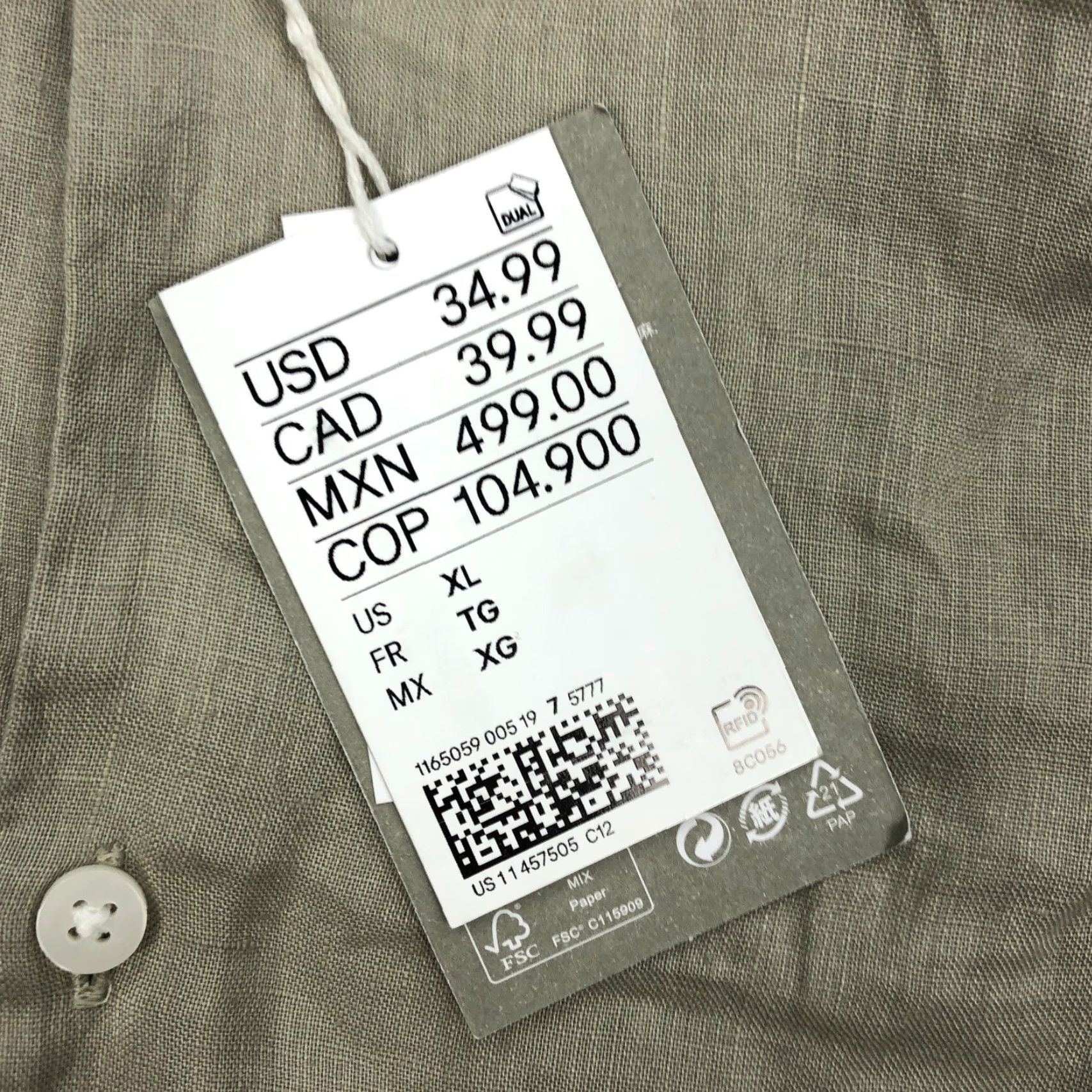 H&M VINTAGE? No. Size US XL / EU 56 / 4 - 5 Thumbnail